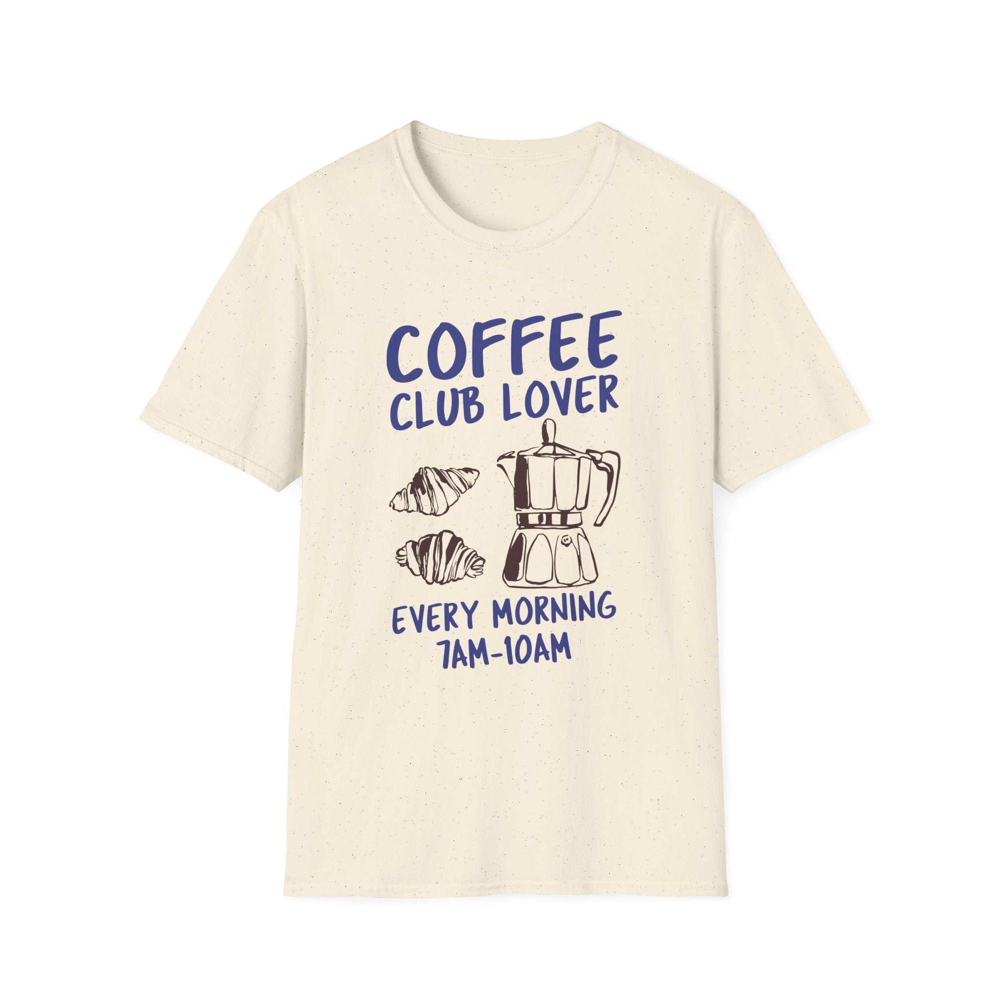 Coffee Club Lover T-Shirt - Funny Coffee Lover Gift, Casual Wear, Birthday Present, Coffee-Themed Apparel, Unisex Graphic Tee