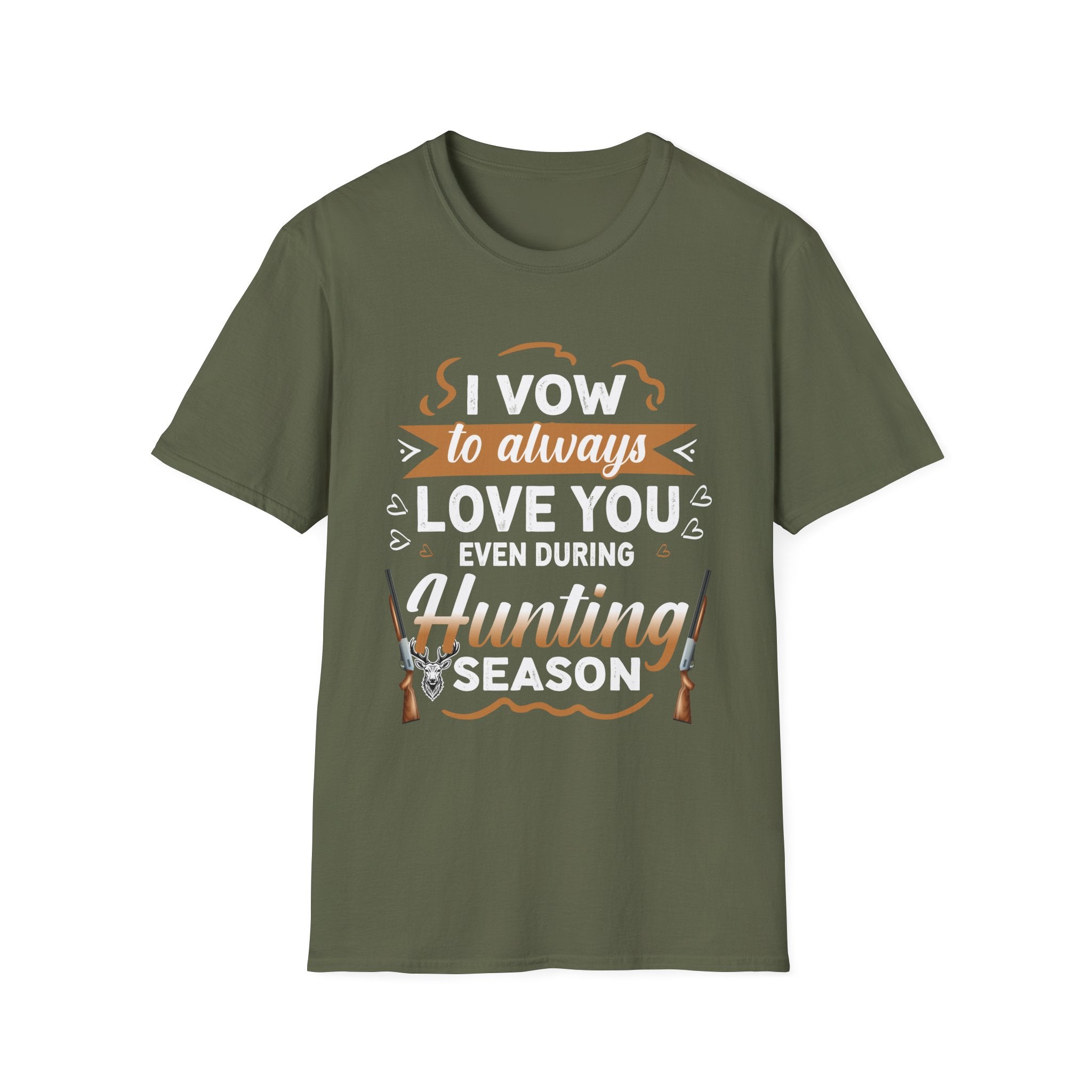 Hunting Season Love T-Shirt - Unisex Softstyle Tee for Outdoor Enthusiasts