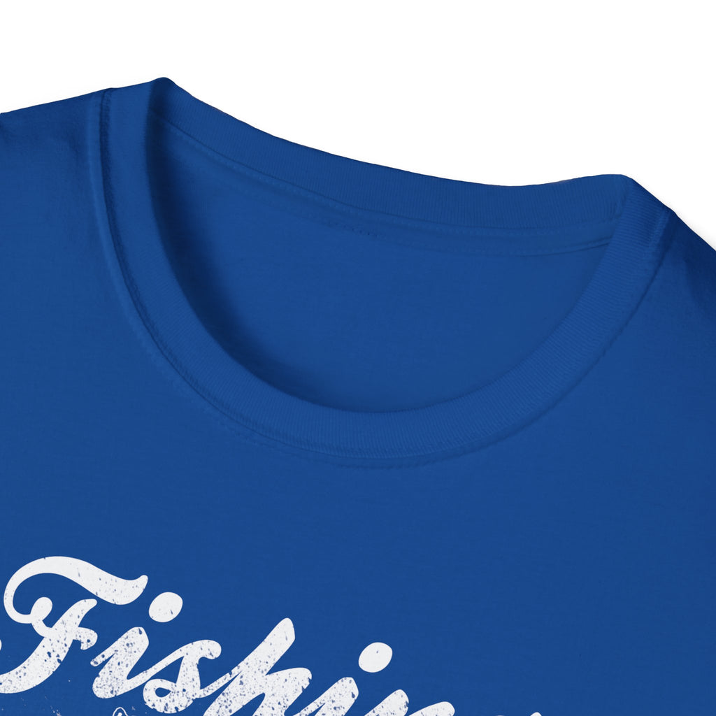 Fishing Is My Cardio Unisex Softstyle T-Shirt - Perfect for Anglers