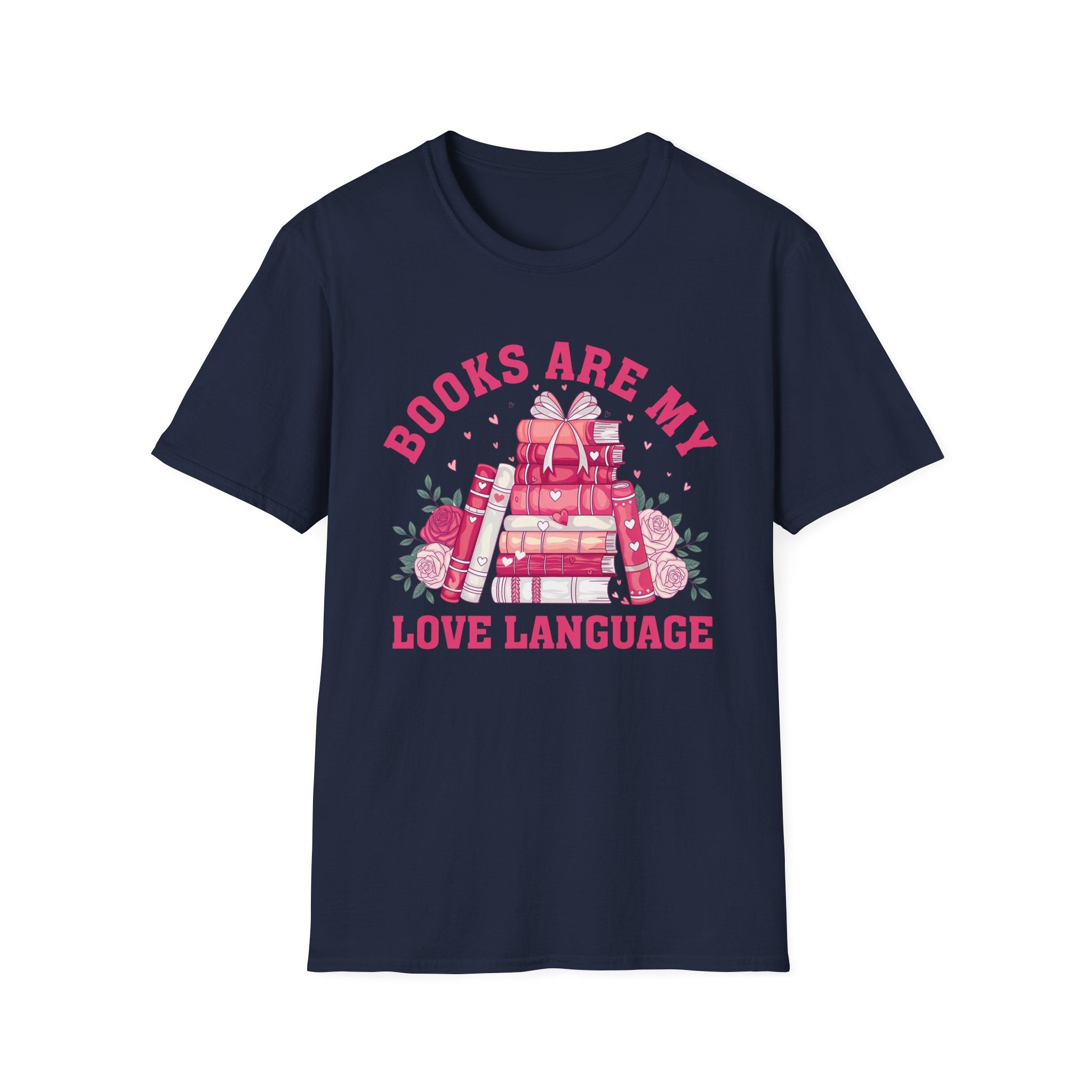 Books Are My Love Language Unisex Softstyle T-Shirt