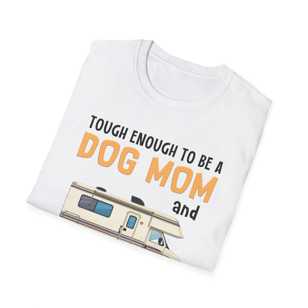 Dog Mom Camping Queen T-Shirt, Unisex Outdoor Shirt, Cute Dog Lover Gift, Camping Themed Apparel, Summer Hiking Tee