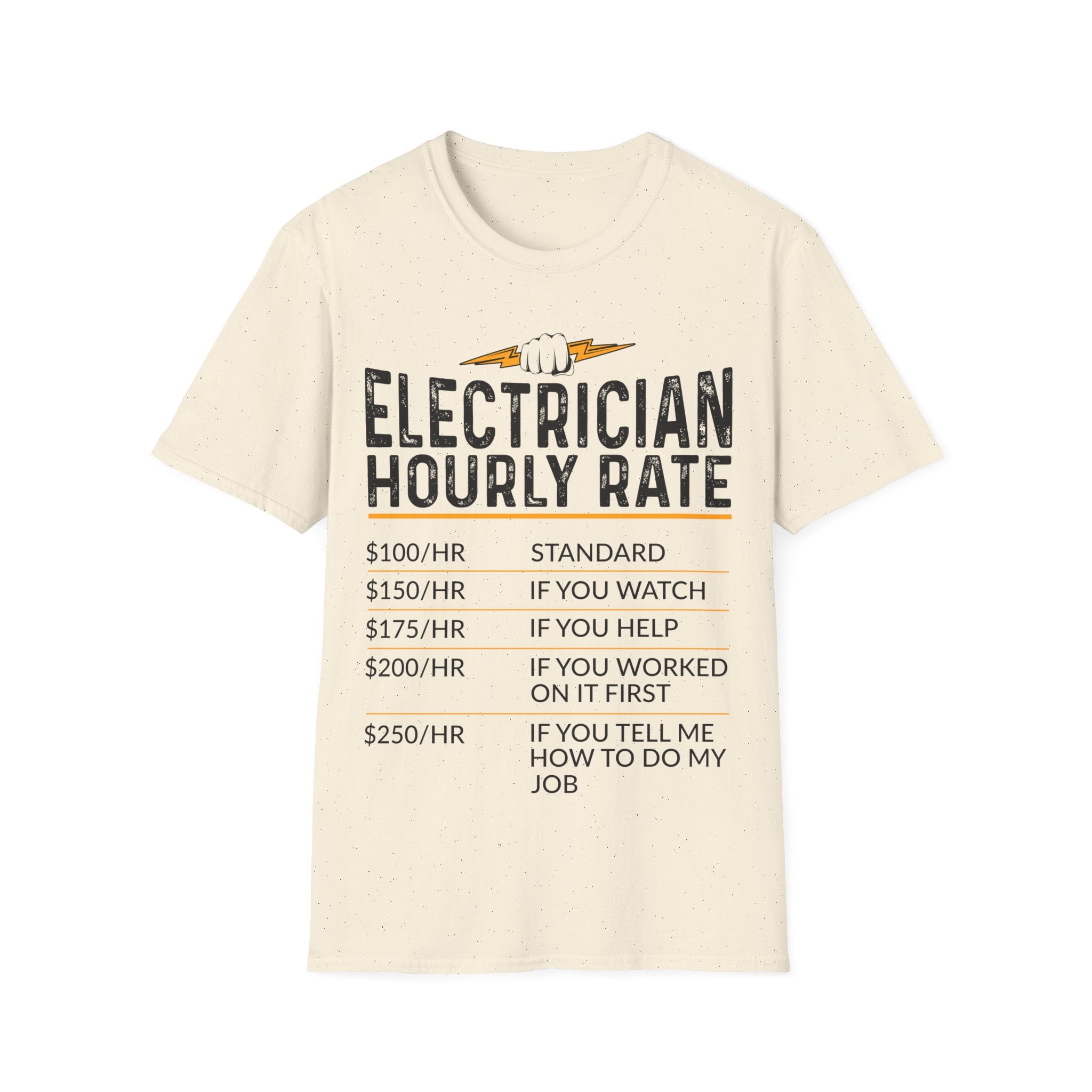 Electrician Hourly Rate Unisex T-Shirt