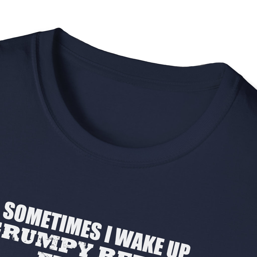 Grumpy Fisherman Unisex Softstyle T-Shirt - Funny Fishing Humor Tee