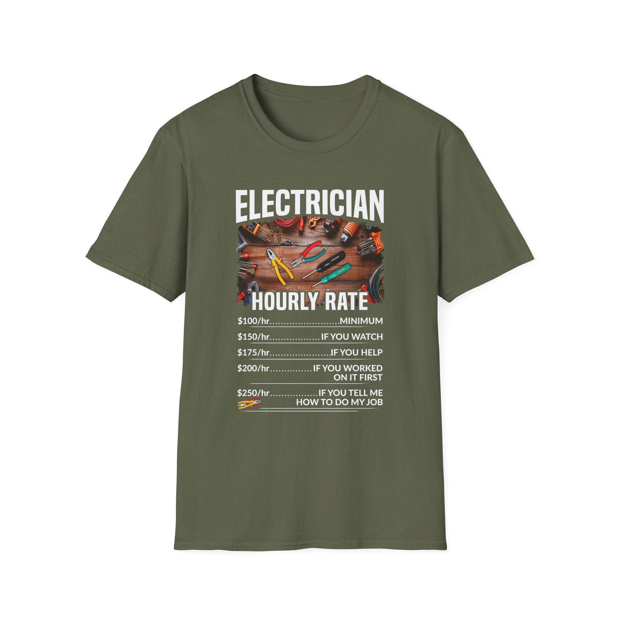 Electrician Hourly Rate Unisex T-Shirt