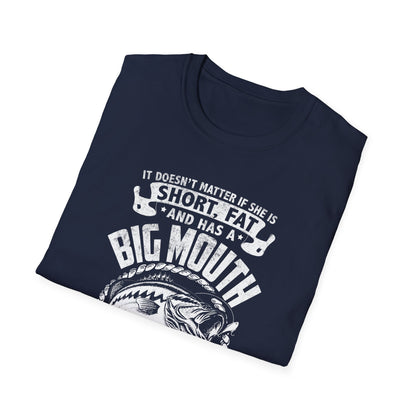 Funny Fishing Quote Unisex Softstyle T-Shirt - Perfect Gift for Anglers