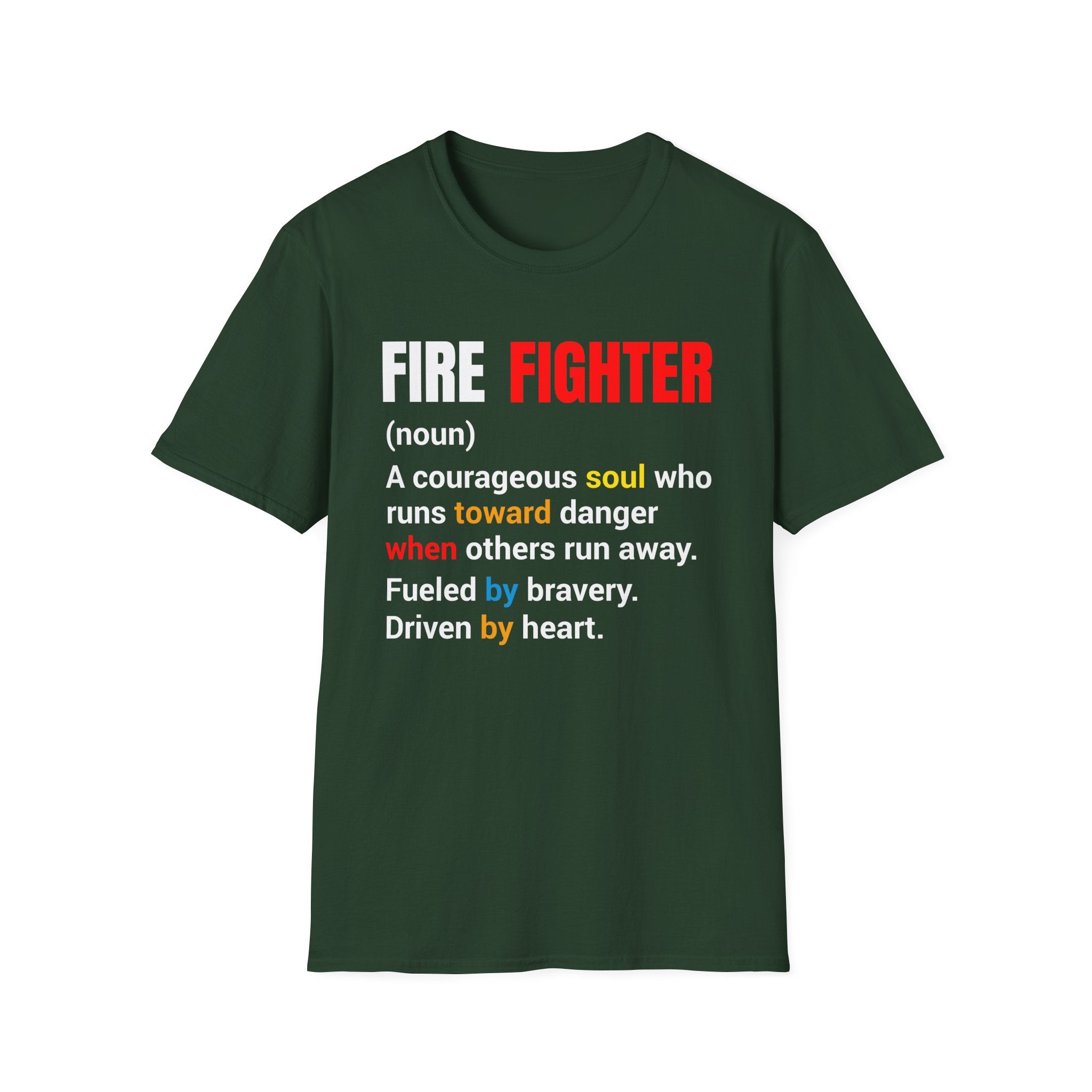 Courageous Soul T-Shirt, Firefighter Gift, First Responder Tee, Inspirational Graphic Tee, Unisex Shirt