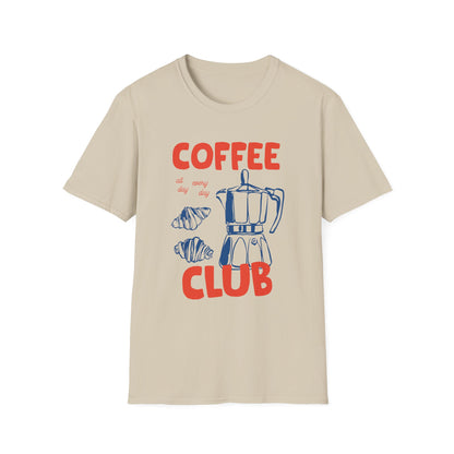 Coffee Club T-Shirt, Perfect Gift for Coffee Lovers
