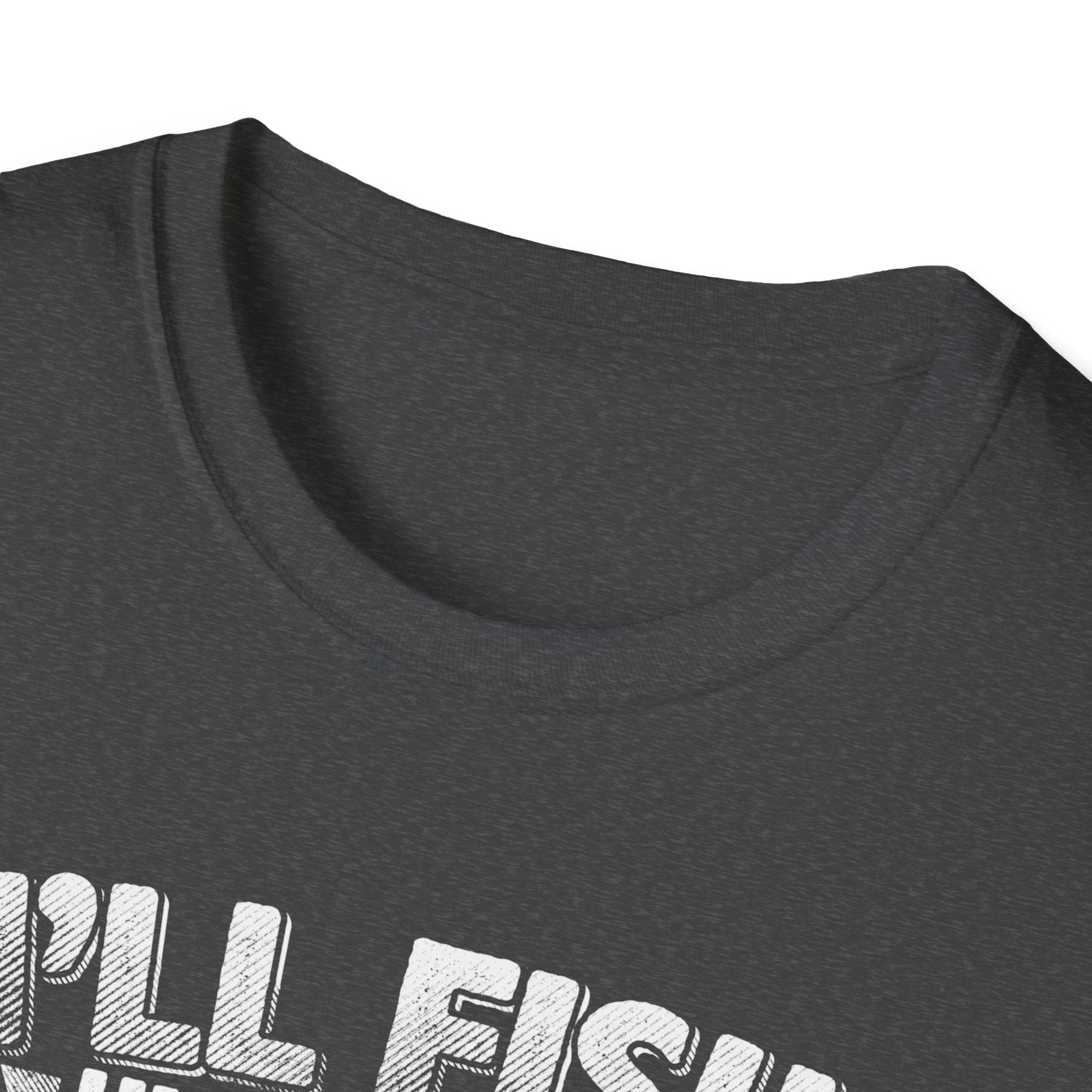 Unisex Fishing Humor T-Shirt - "I'll Fish Until Hell Freezes Over"