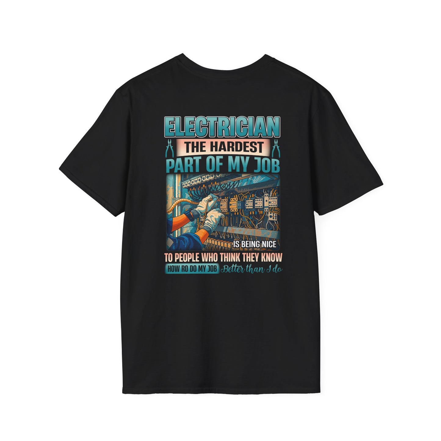 Electrician Humor T-Shirt | Gifts for Electricians | Job Appreciation Tee | Fun Work Shirt | Birthday or Holiday Gift