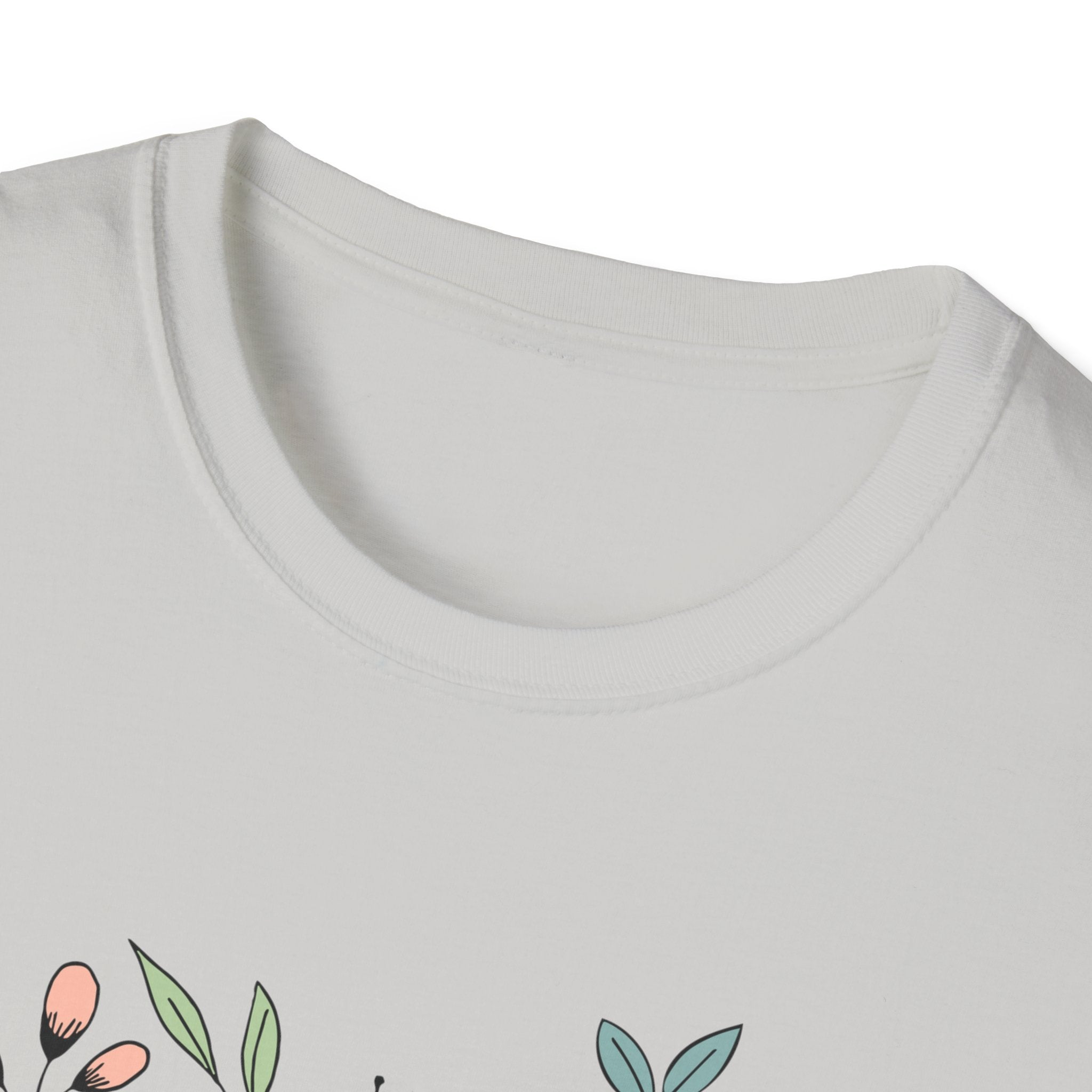 Floral Grandma T-Shirt - My Favorite People Call Me - Unisex Softstyle Tee