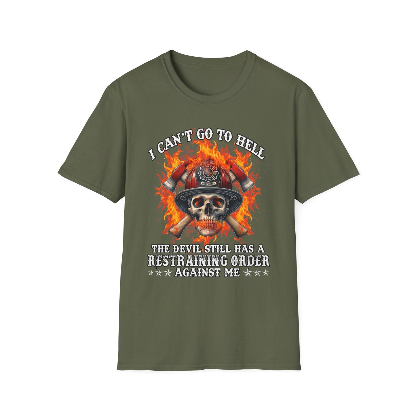 Unisex Softstyle T-Shirt: "I Can't Go to Hell ,,,..