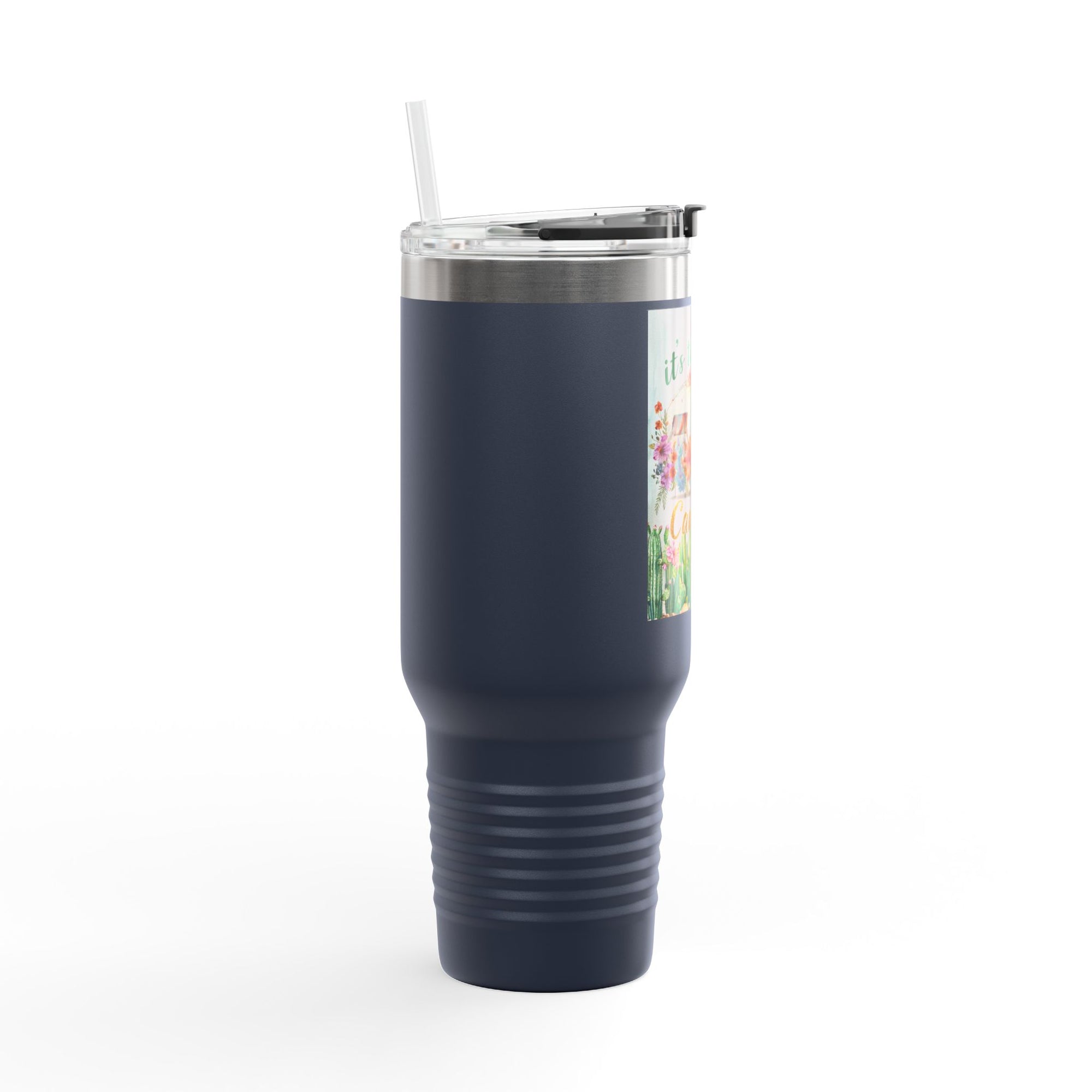 Camping Insulated Travel Mug - 40oz, Perfect for Outdoor Adventures, Hiking, Road Trips, Gifts for Campers, Summer Fun