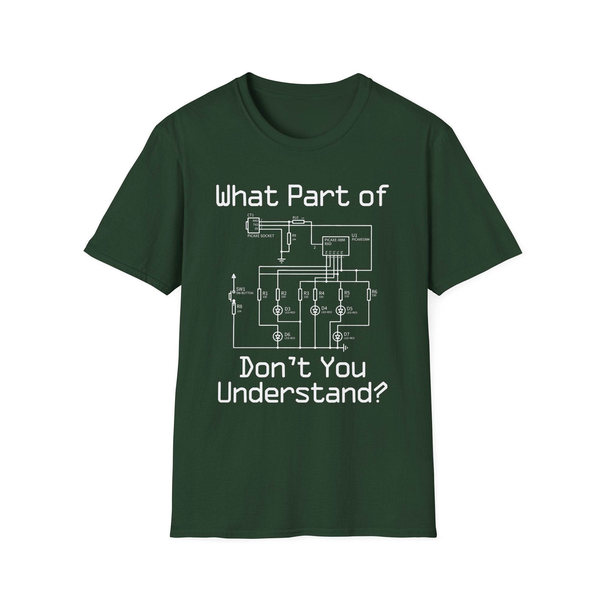 Funny T-Shirt What Part of Don't You Understand, Funny Electrician T-Shirt
