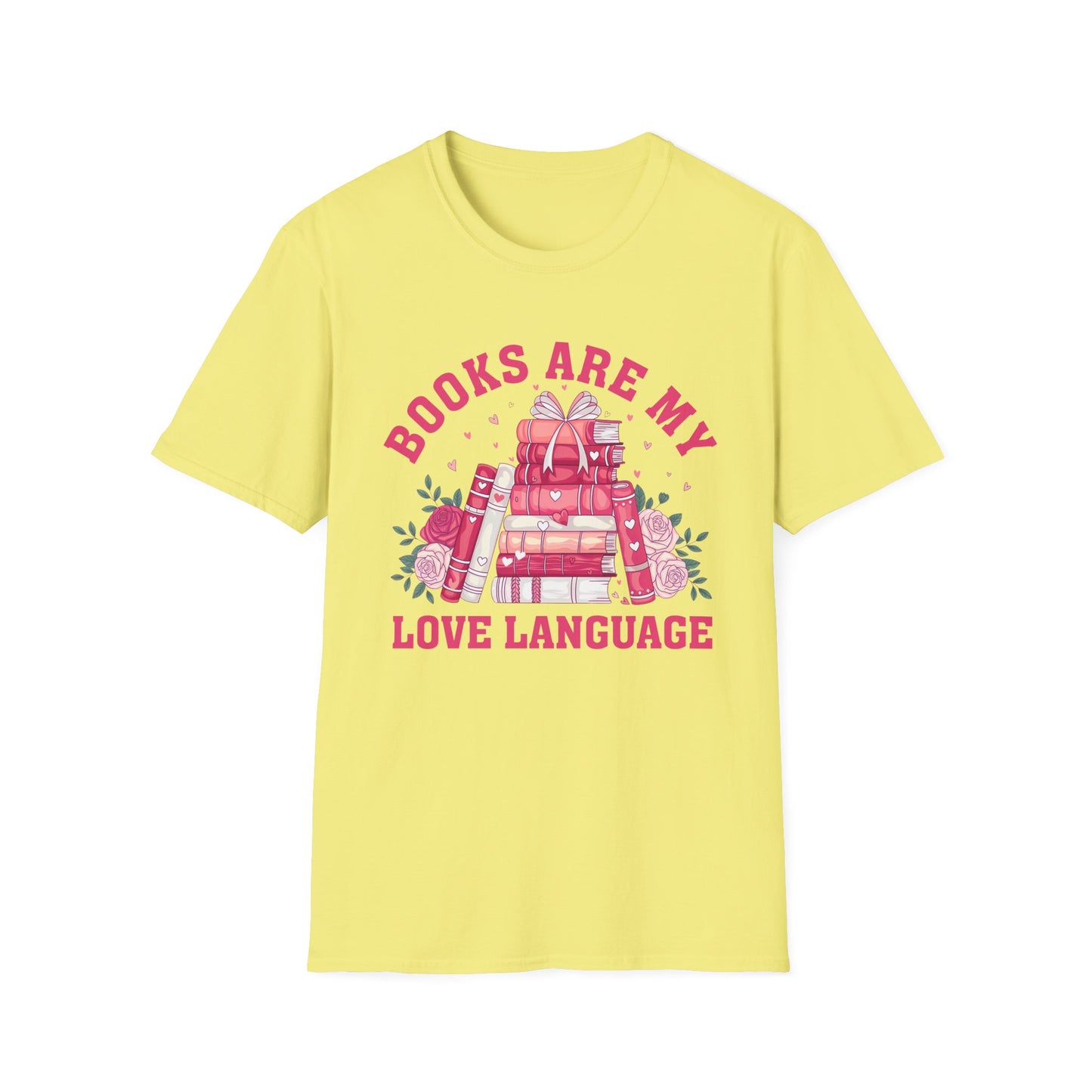 Books Are My Love Language Unisex Softstyle T-Shirt