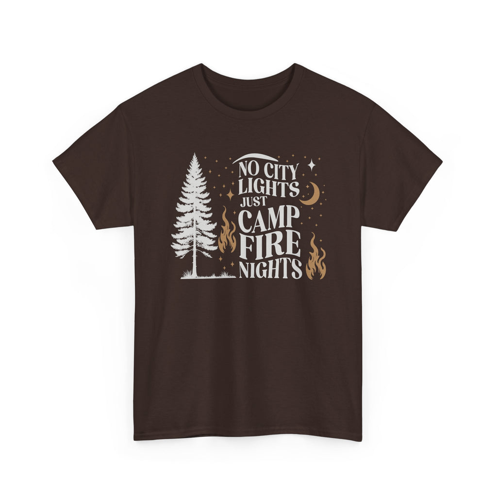 Unisex Campfire Nights Tee, Adventure Shirt, Outdoor Lover's Tee, Nature Apparel, Camping Gift, Fire Pit T-Shirt