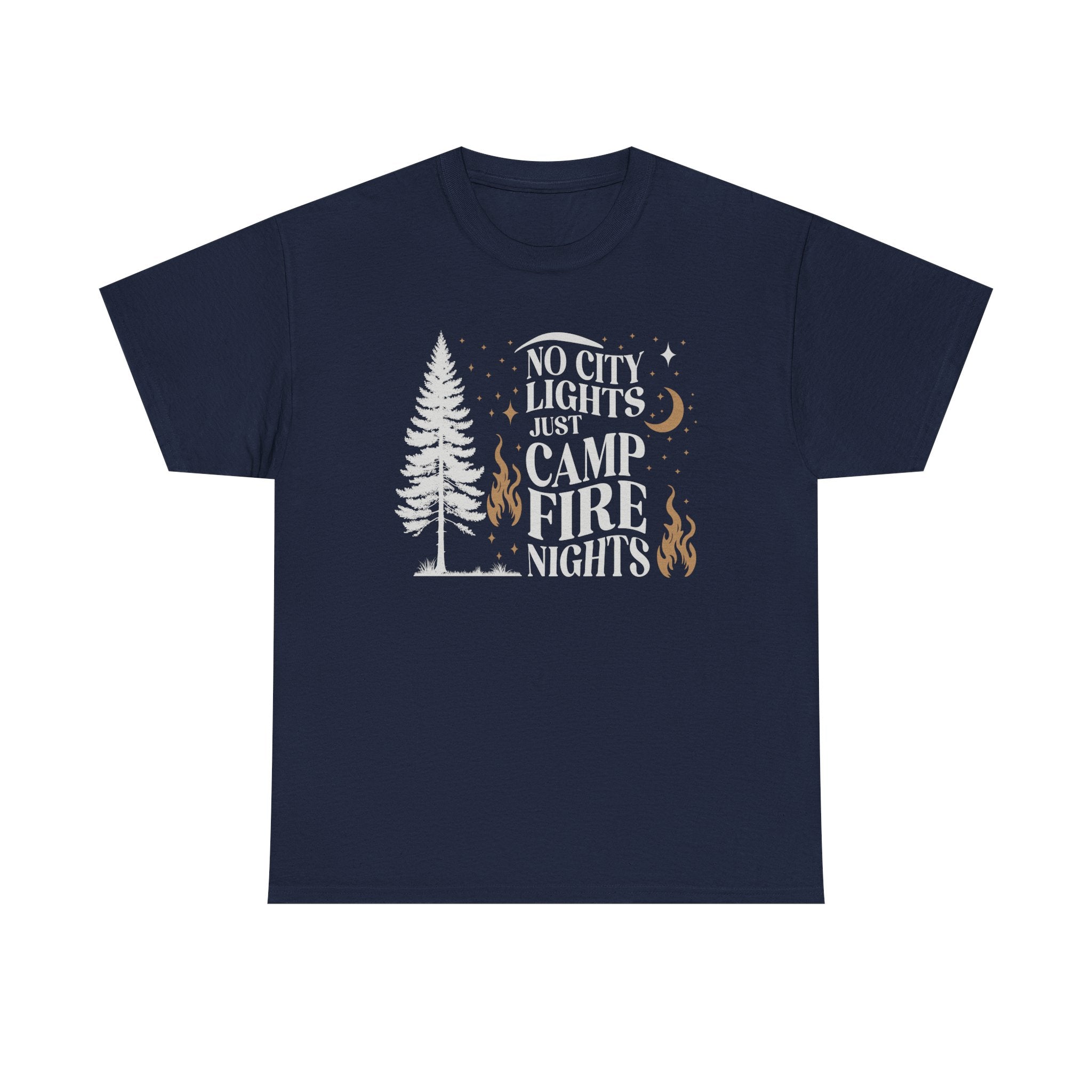 Unisex Campfire Nights Tee, Adventure Shirt, Outdoor Lover's Tee, Nature Apparel, Camping Gift, Fire Pit T-Shirt