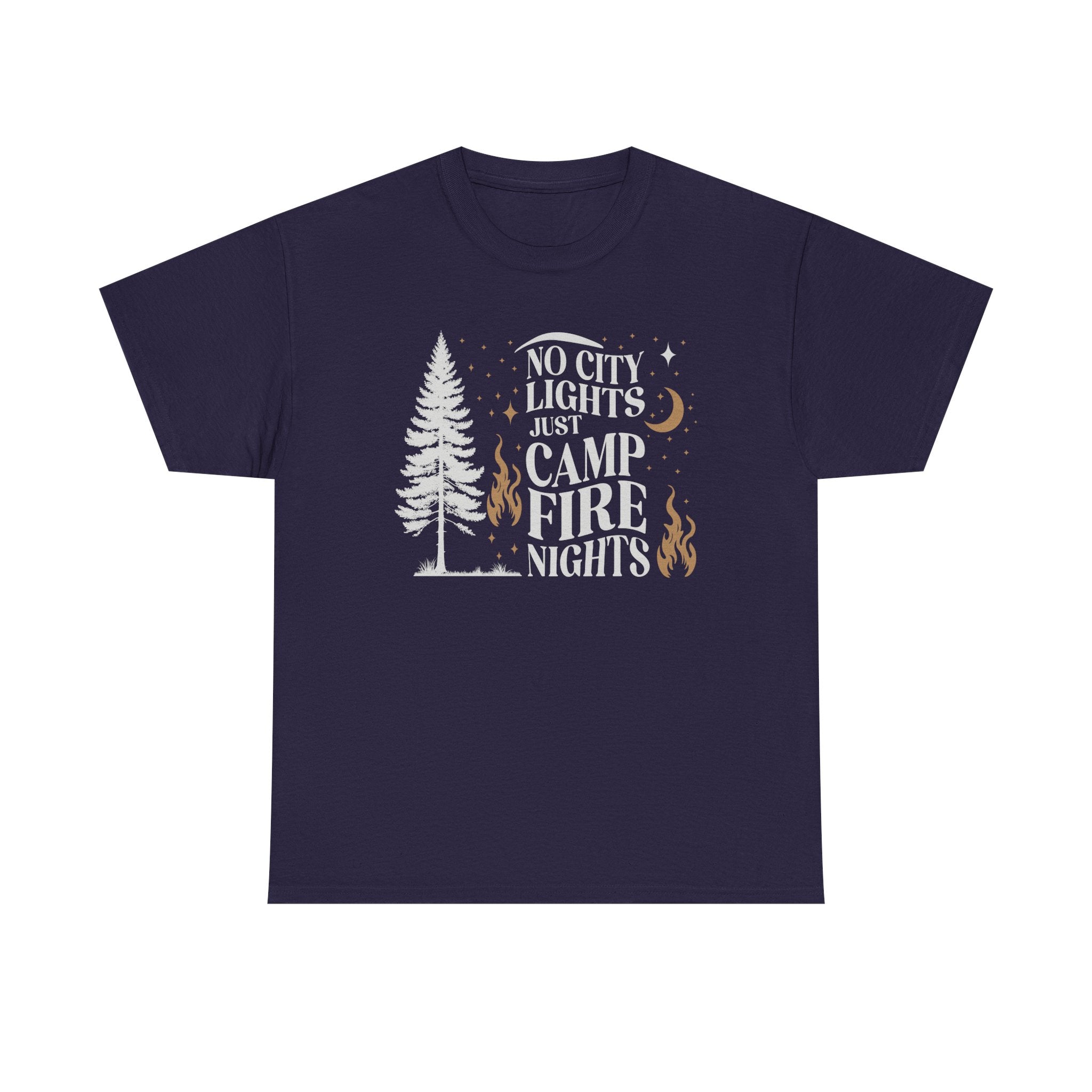Unisex Campfire Nights Tee, Adventure Shirt, Outdoor Lover's Tee, Nature Apparel, Camping Gift, Fire Pit T-Shirt