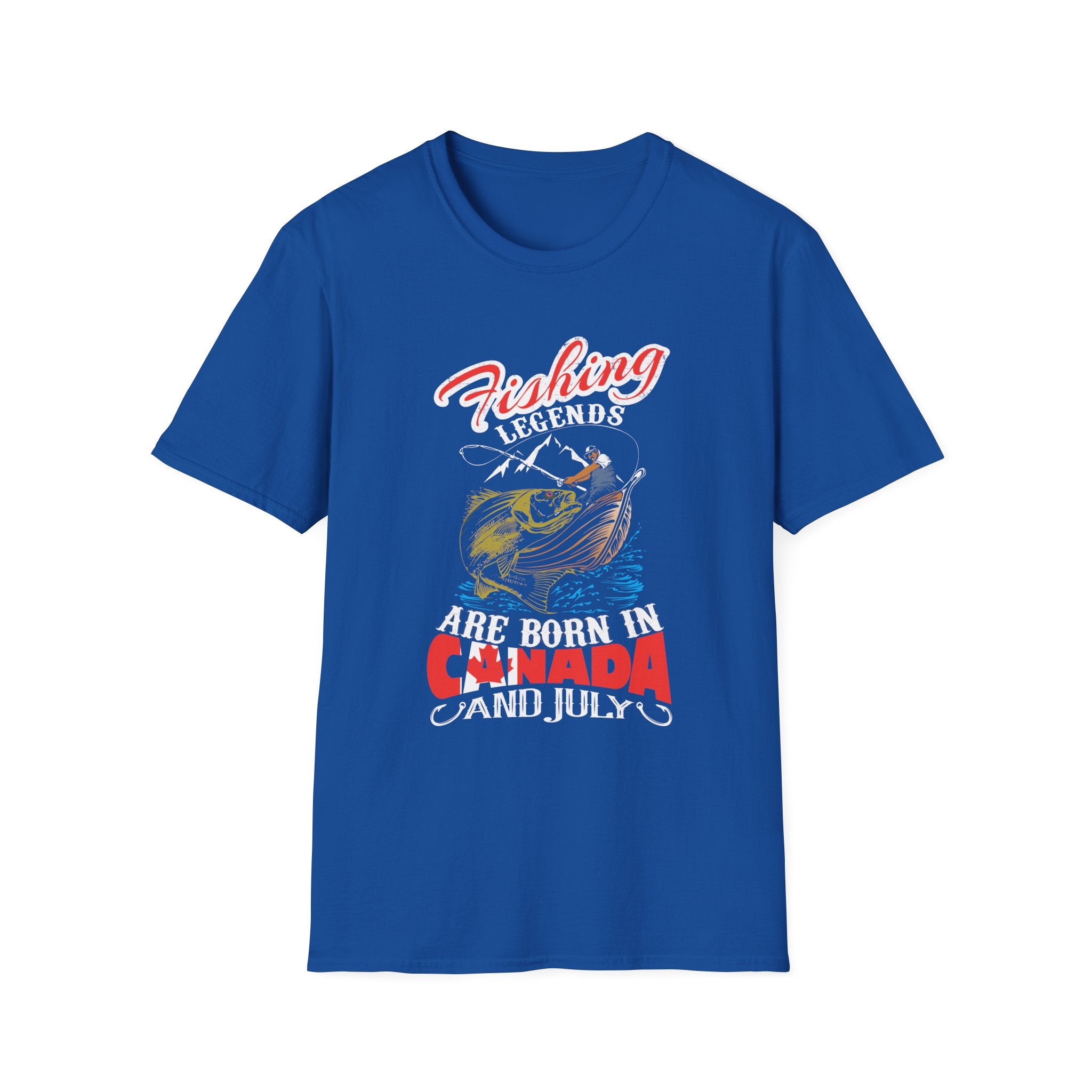 Fishing Legends Born in Canada Unisex T-Shirt