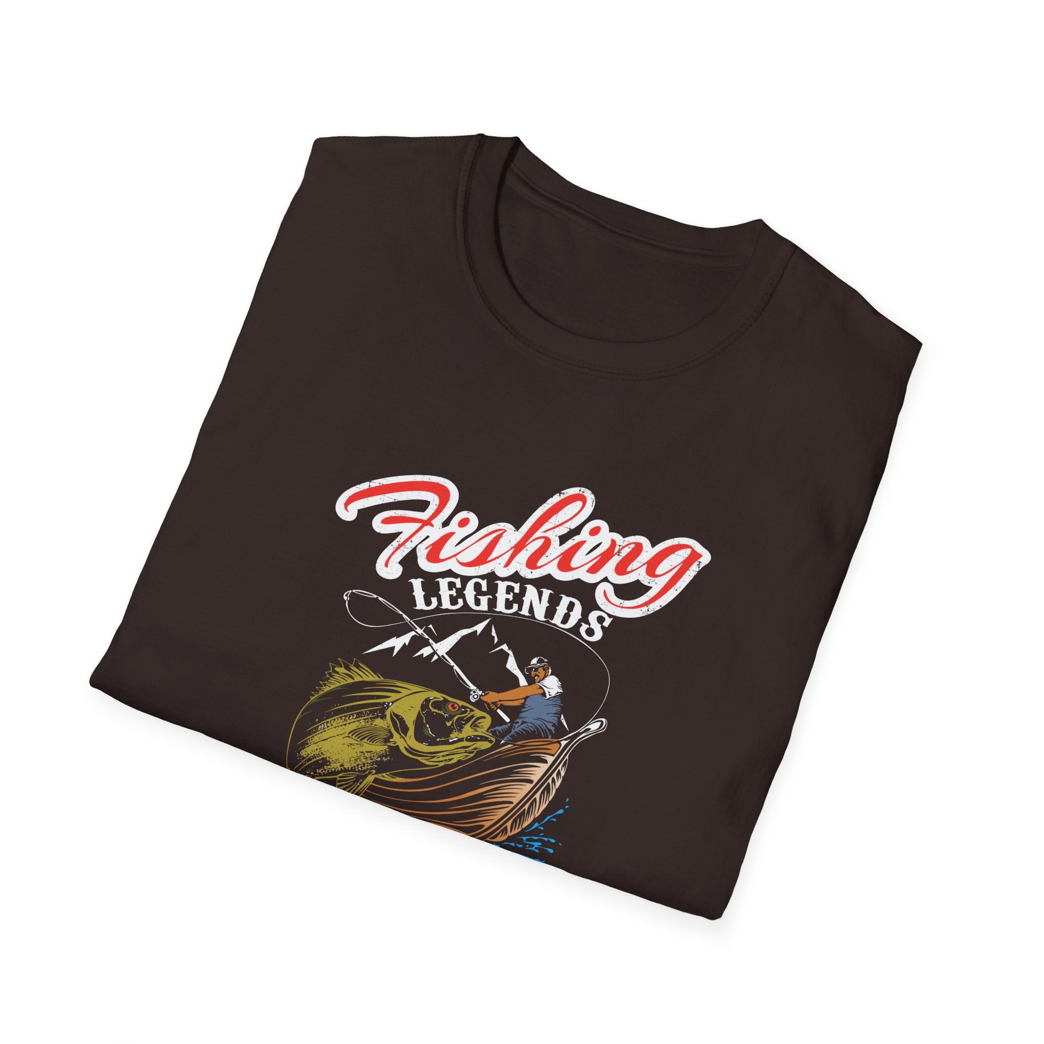 Fishing Legends Unisex Softstyle T-Shirt - Born in Canada (January)