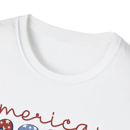 American Bear Patriotic T-Shirt, Casual Tee, Unisex T-Shirt, Gift for Him/Her, Summer Wear