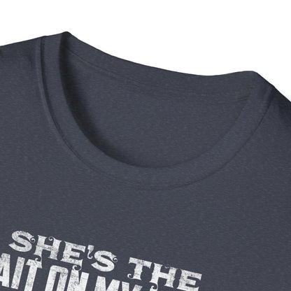 Fishing Wife Unisex Softstyle T-Shirt - "Best Catch of My Life"