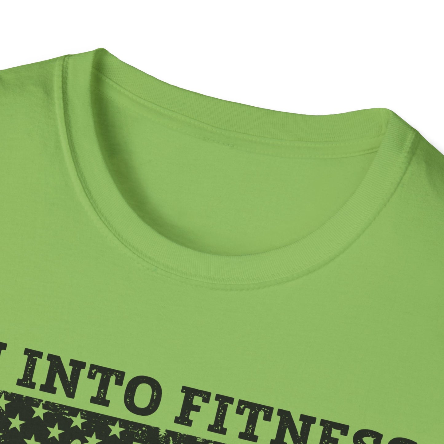 I'm Into Fitness Deer Graphic T-Shirt - Unisex Softstyle Tee for Outdoor Enthusiasts
