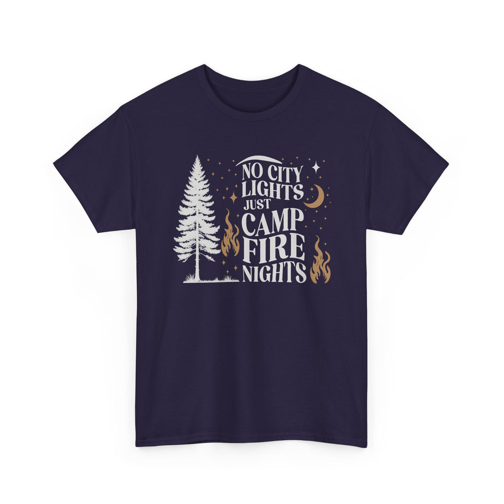 Unisex Campfire Nights Tee, Adventure Shirt, Outdoor Lover's Tee, Nature Apparel, Camping Gift, Fire Pit T-Shirt