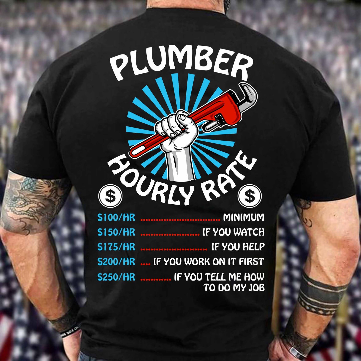 Plumber Hourly Rate Unisex T-Shirt