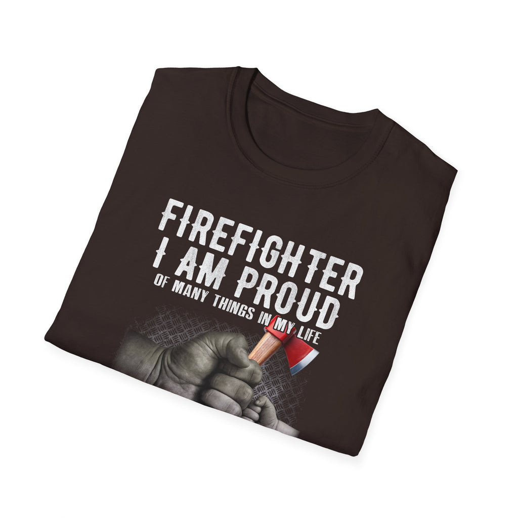 Proud Firefighter Grandpa T-Shirt | Perfect Gift for Grandpas | Casual Comfort,,,..