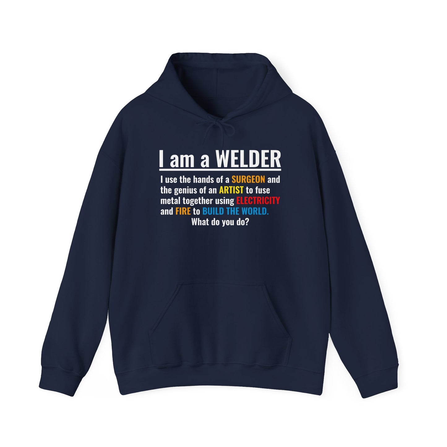 Welder Pride Hoodie - Perfect Gift for Tradespeople, Welding Enthusiasts, Workwear, Funny Sweatshirt, Welding Gifts
