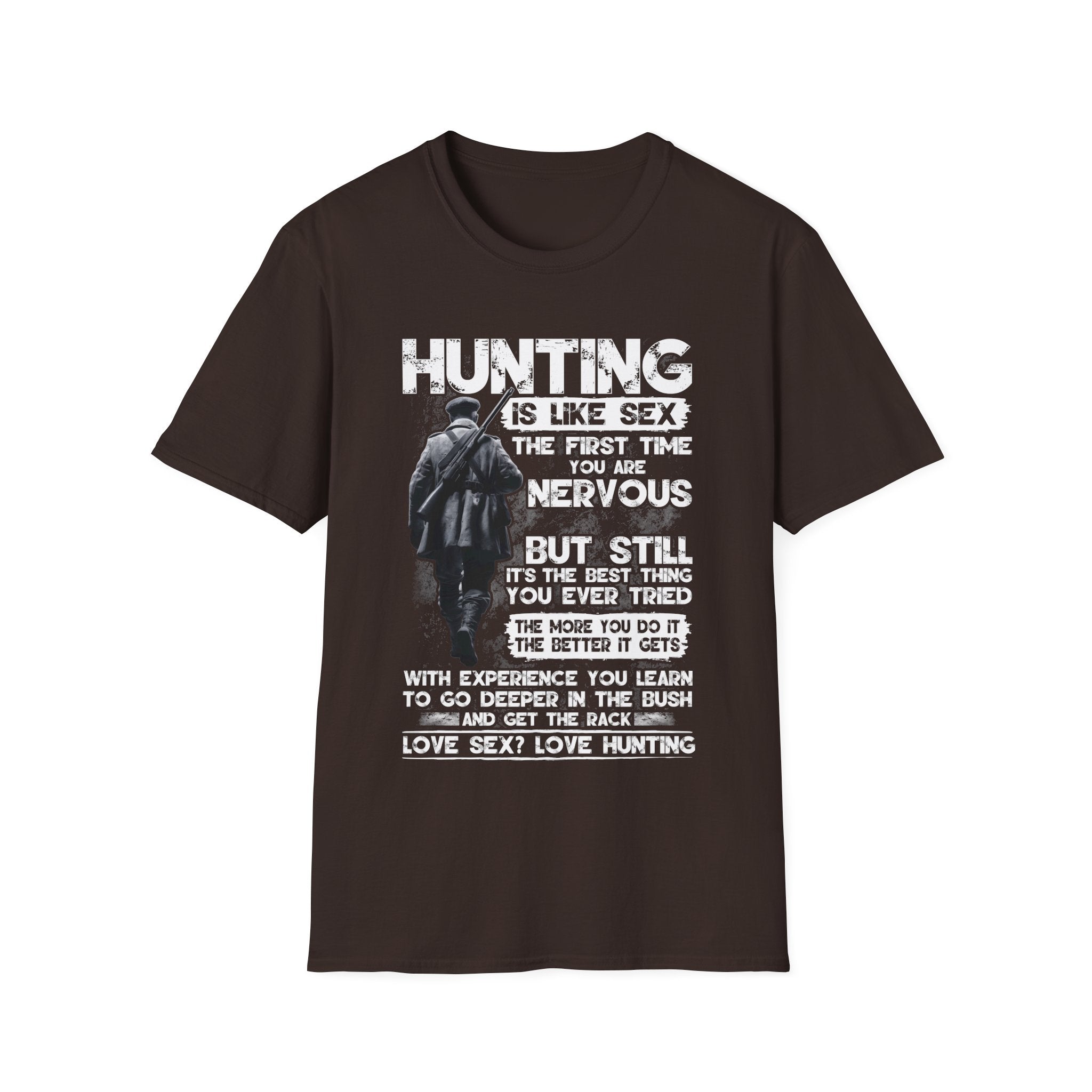 Funny Hunting T-Shirt - 'Hunting is Like- Graphic Tee for Outdoors Enthusiasts
