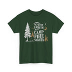Unisex Campfire Nights Tee, Adventure Shirt, Outdoor Lover's Tee, Nature Apparel, Camping Gift, Fire Pit T-Shirt