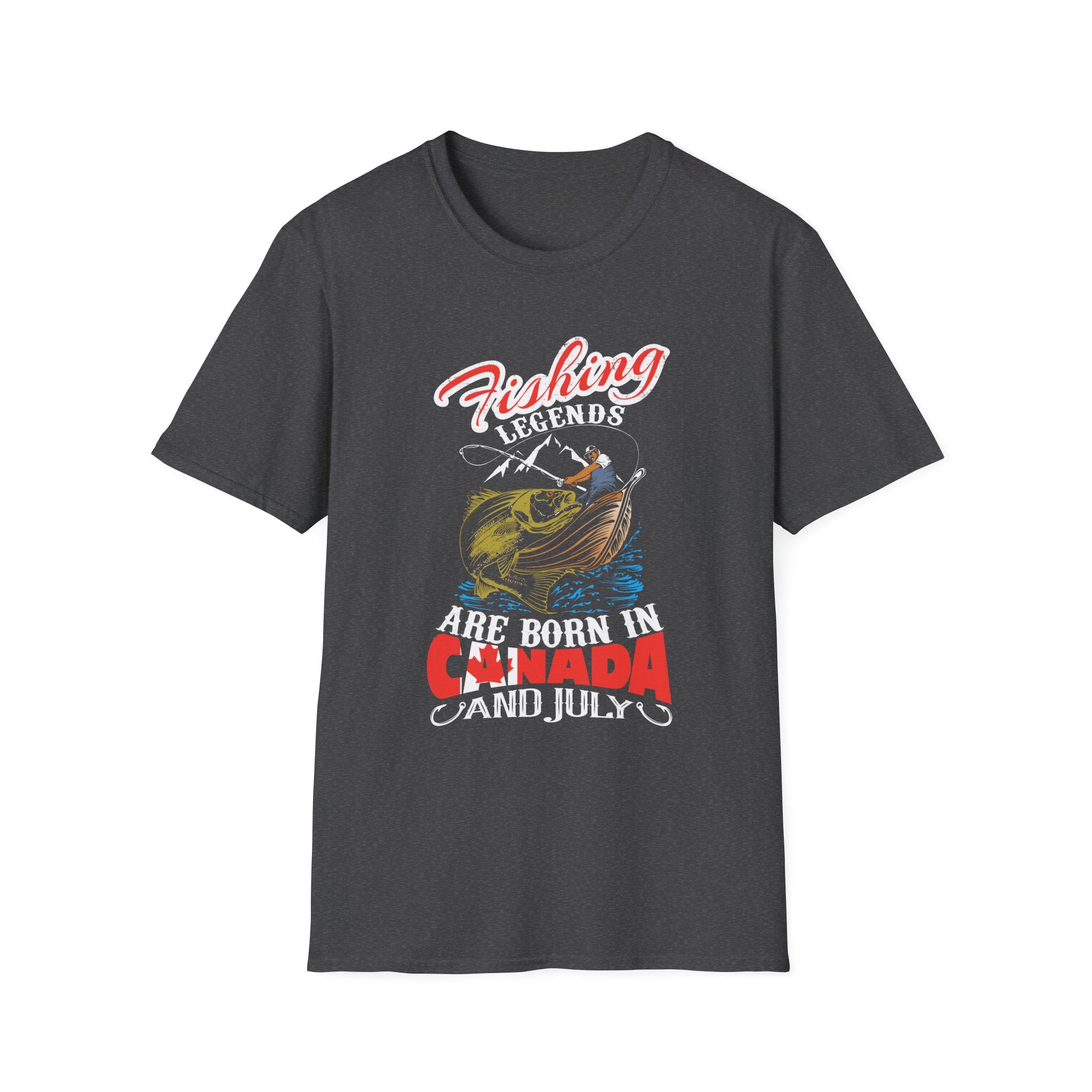 Fishing Legends Born in Canada Unisex T-Shirt