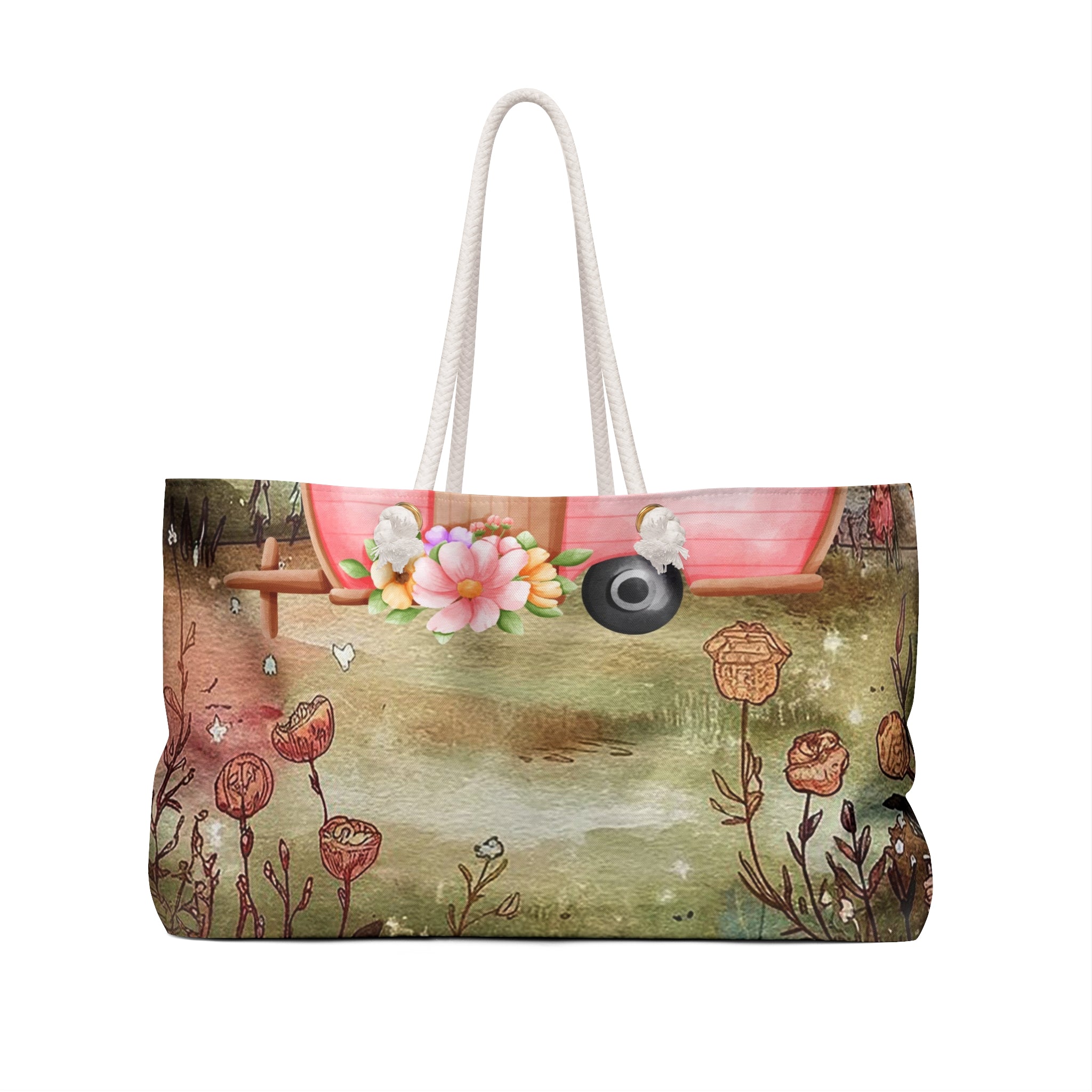 Adventurous Weekender Bag for Nature Lovers, Travel Tote, Camping Gear, Outdoor Escape Bag, Gift for Hikers, Memory-Making Bag