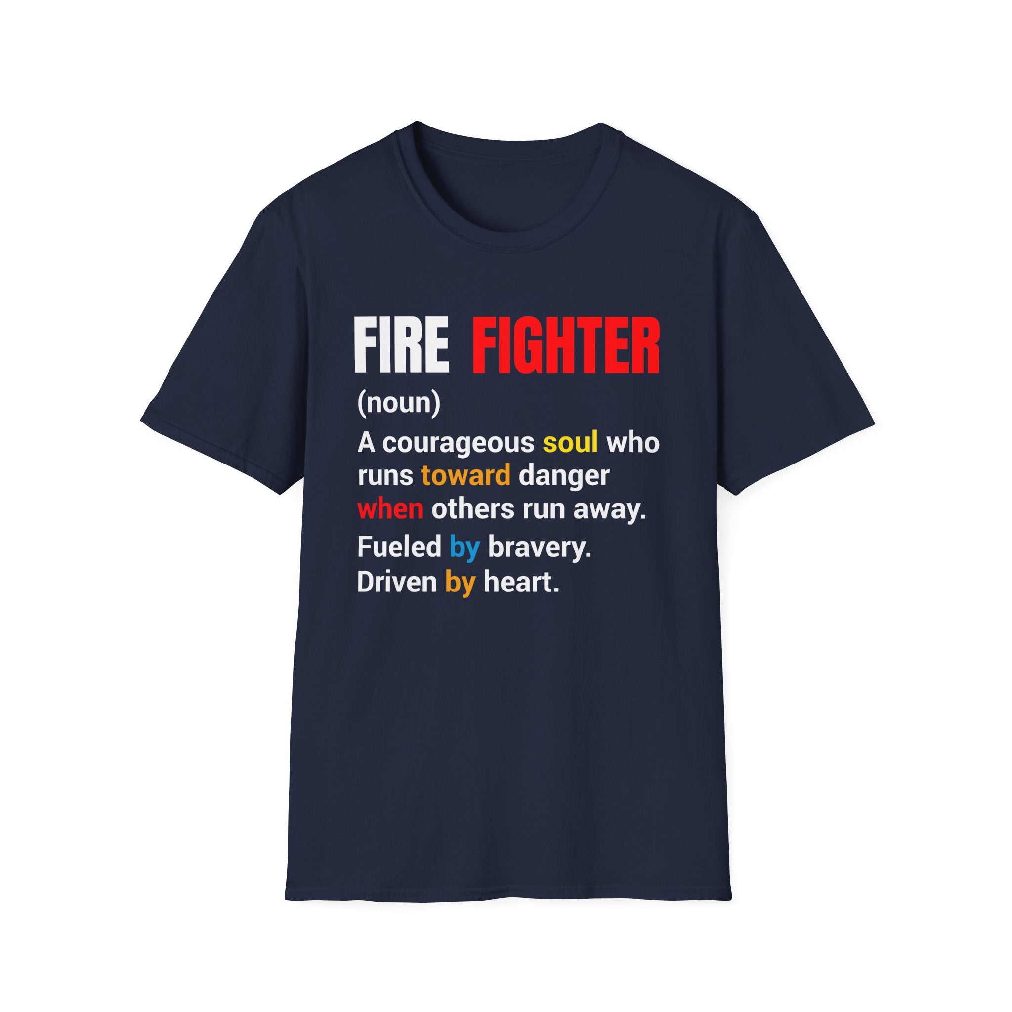 Courageous Soul T-Shirt, Firefighter Gift, First Responder Tee, Inspirational Graphic Tee, Unisex Shirt