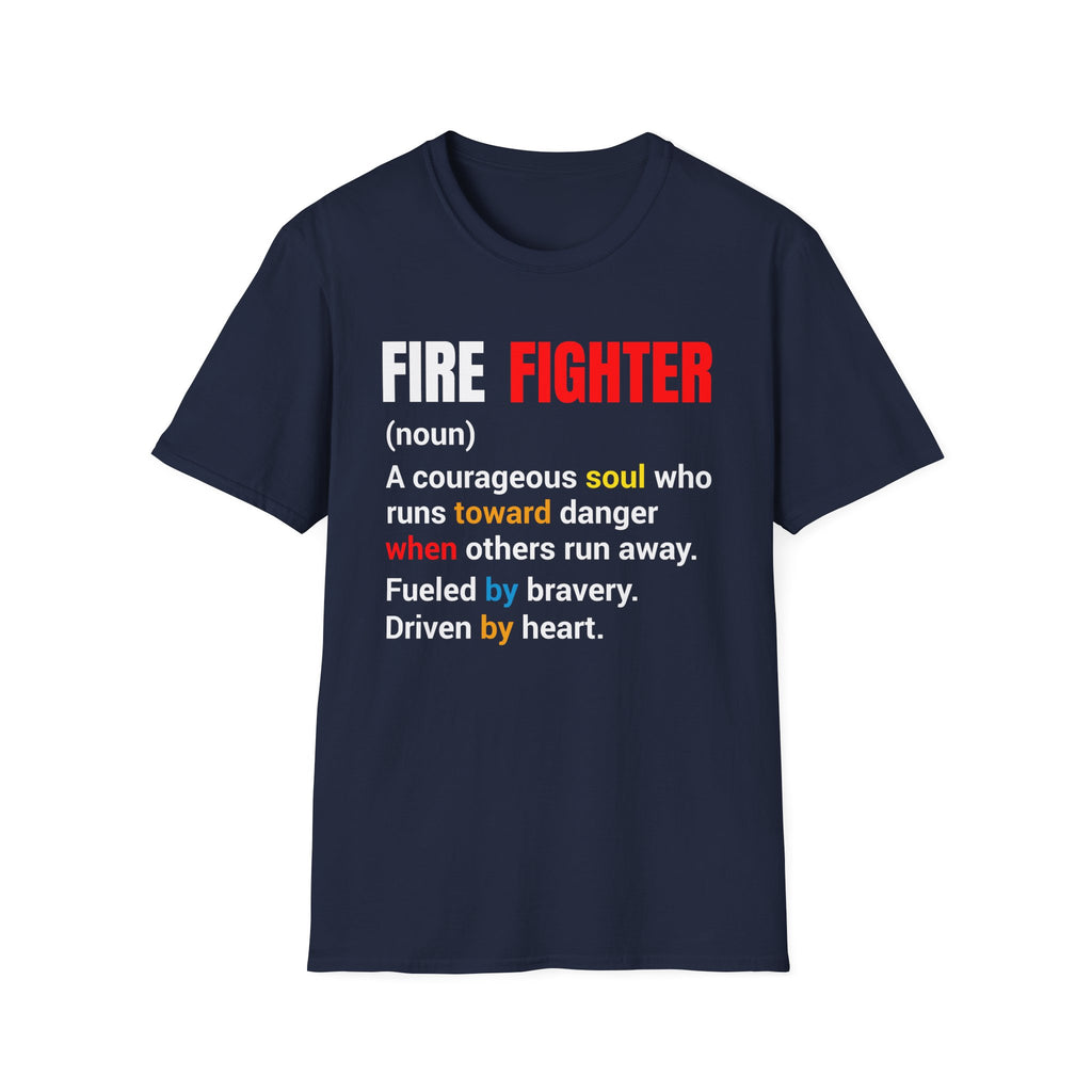 Courageous Soul T-Shirt, Firefighter Gift, First Responder Tee, Inspirational Graphic Tee, Unisex Shirt ,,,..