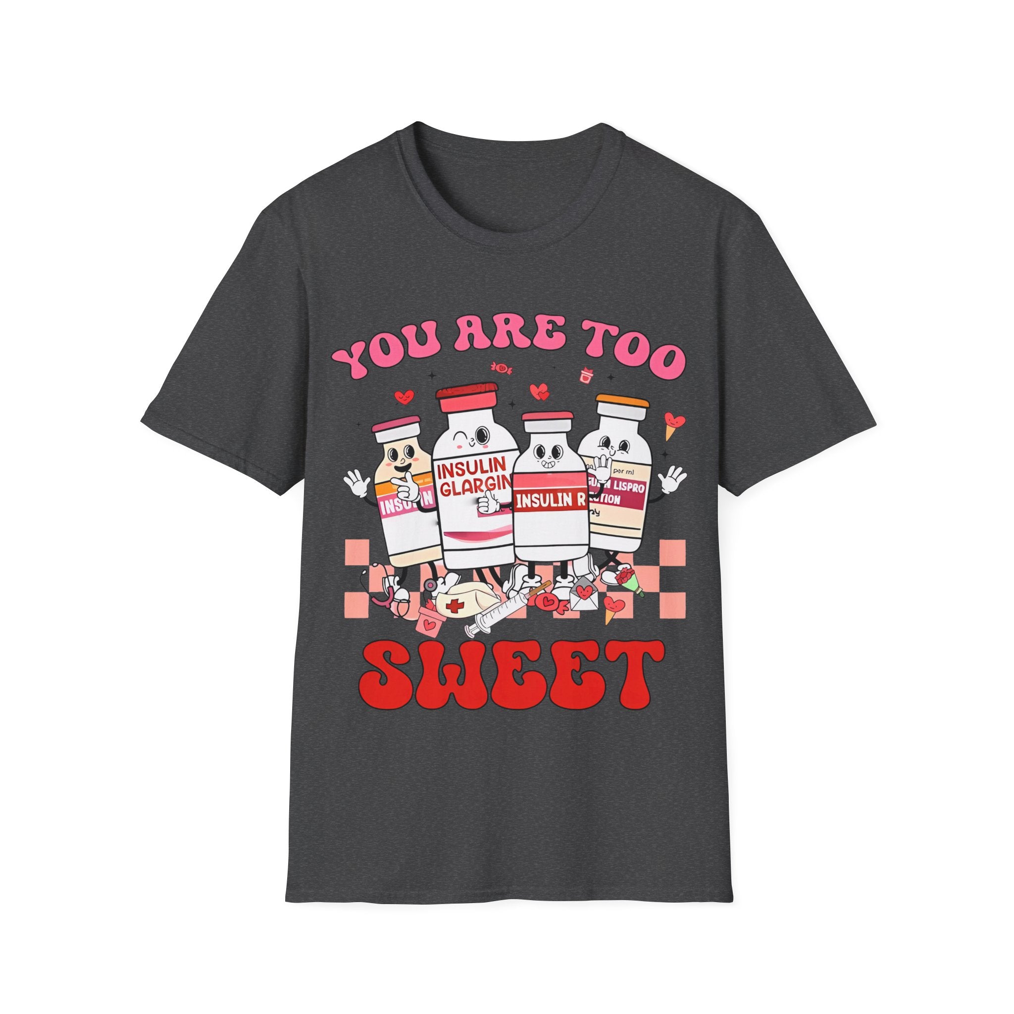 Insulin & Sweetness Unisex T-Shirt - Cute Diabetes Awareness Apparel