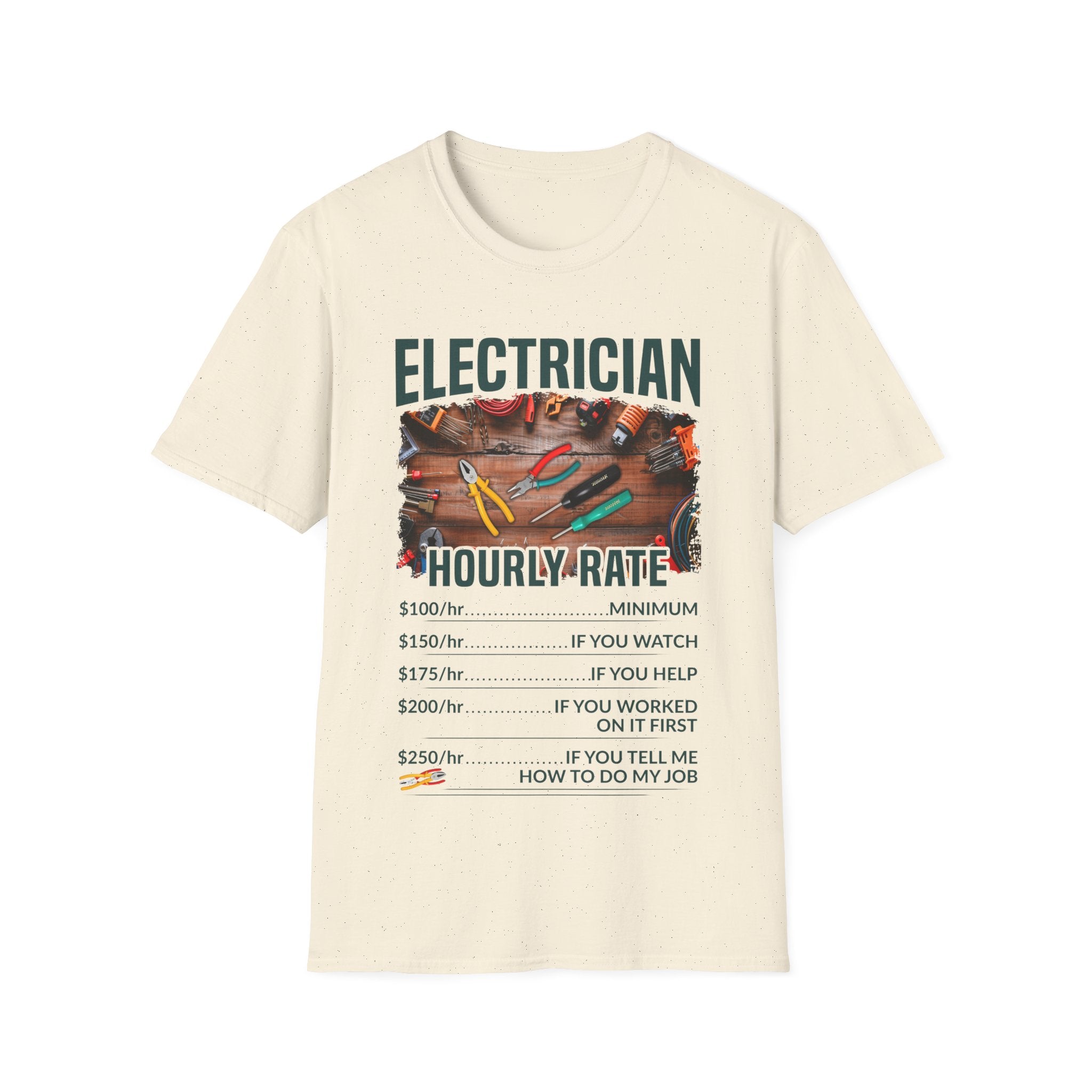 Electrician Hourly Rate Unisex T-Shirt