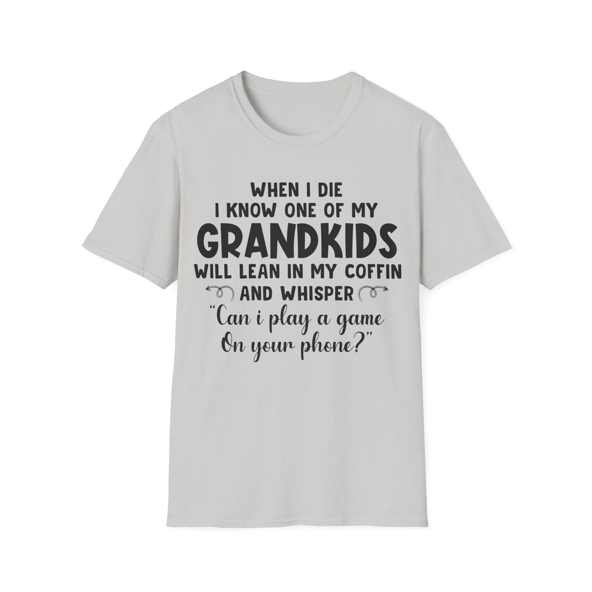Funny Grandkids Quote Unisex Softstyle T-Shirt