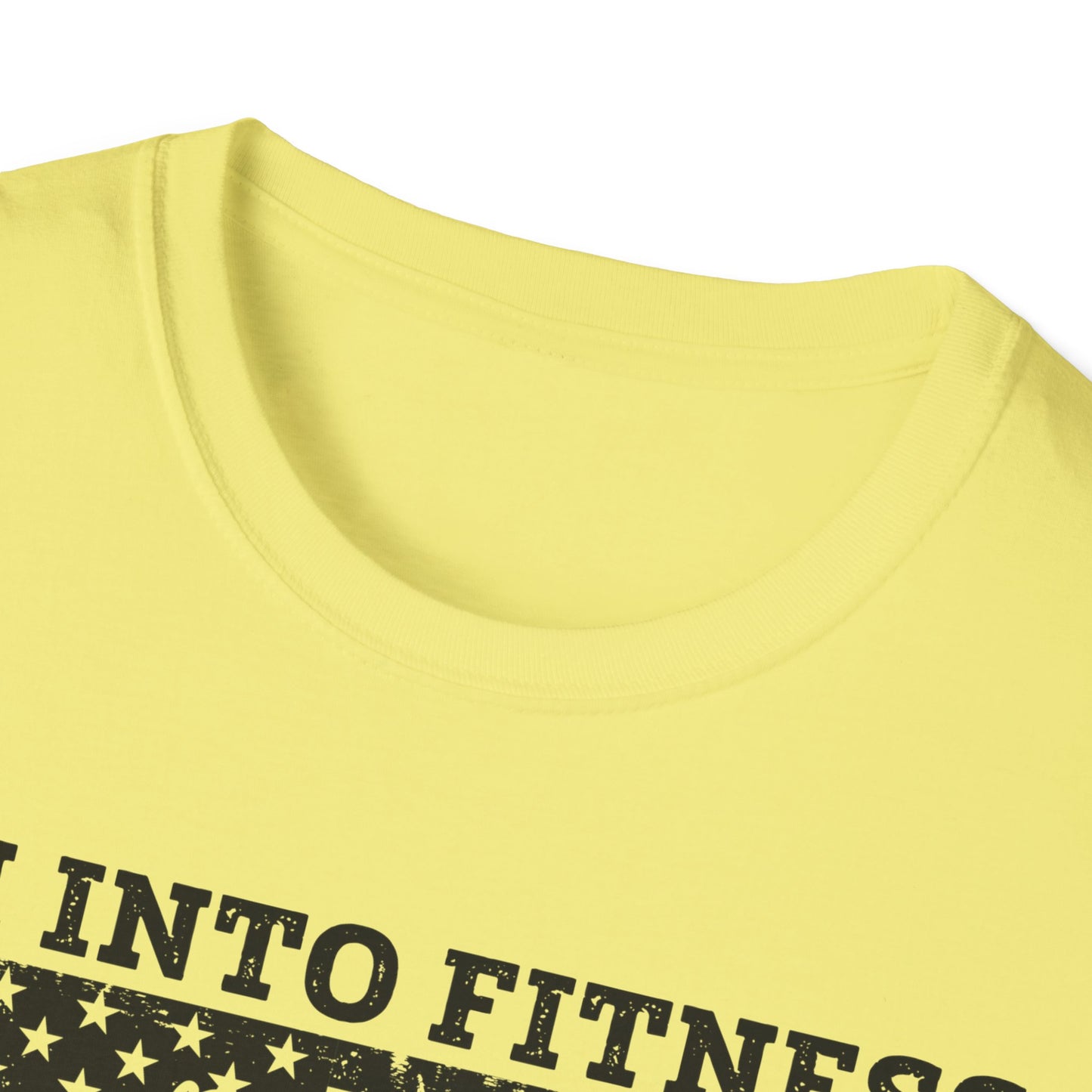 I'm Into Fitness Deer Graphic T-Shirt - Unisex Softstyle Tee for Outdoor Enthusiasts