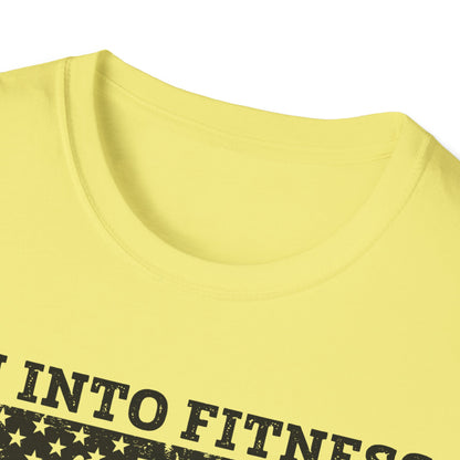 I'm Into Fitness Deer Graphic T-Shirt - Unisex Softstyle Tee for Outdoor Enthusiasts