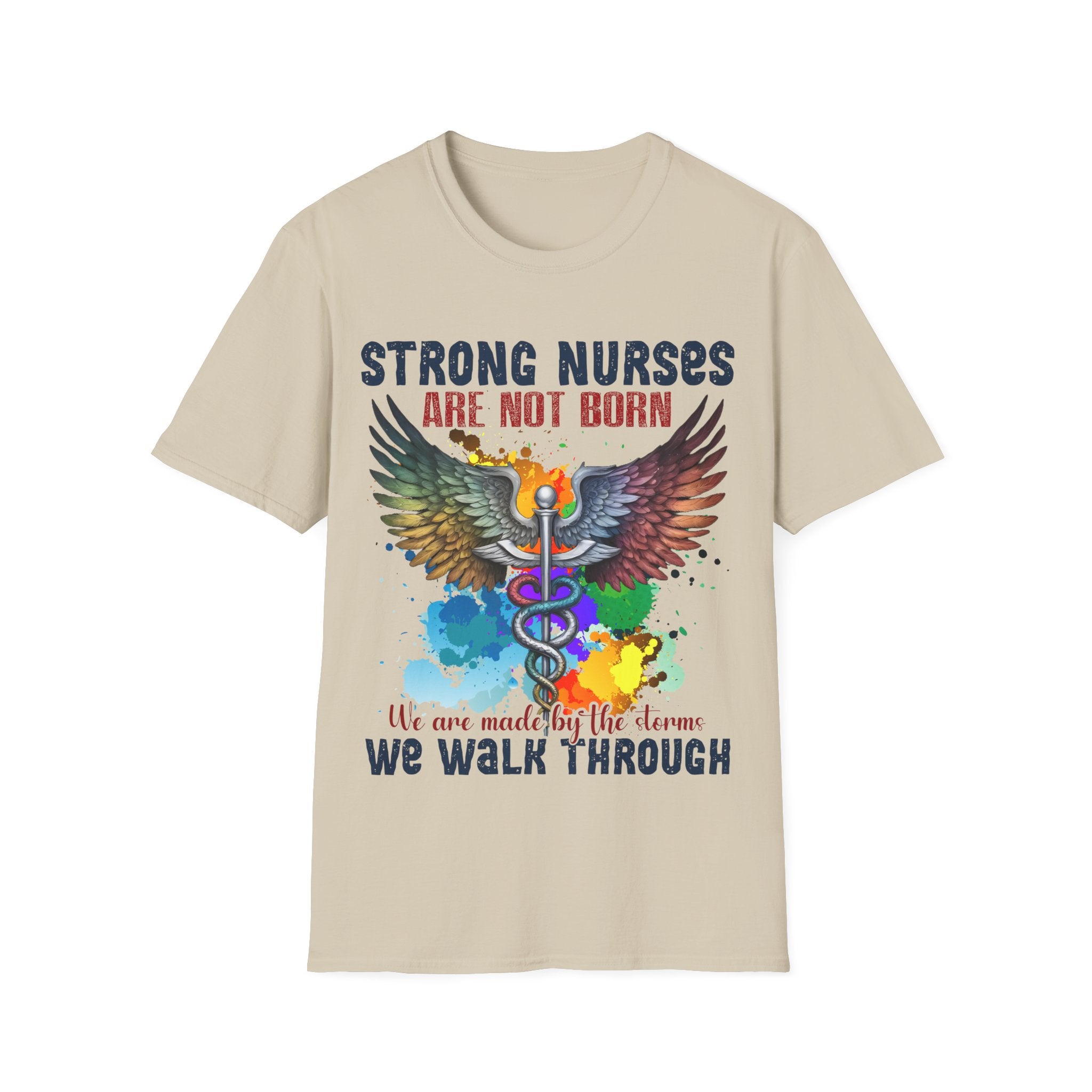 Strong Nurses Unisex Softstyle T-Shirt - Supportive Healthcare Gift