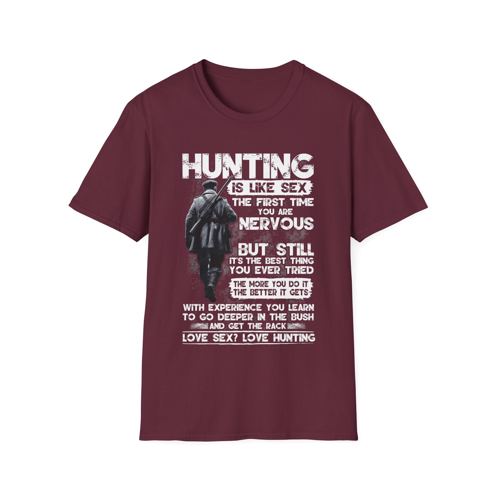 Funny Hunting T-Shirt - 'Hunting is Like- Graphic Tee for Outdoors Enthusiasts