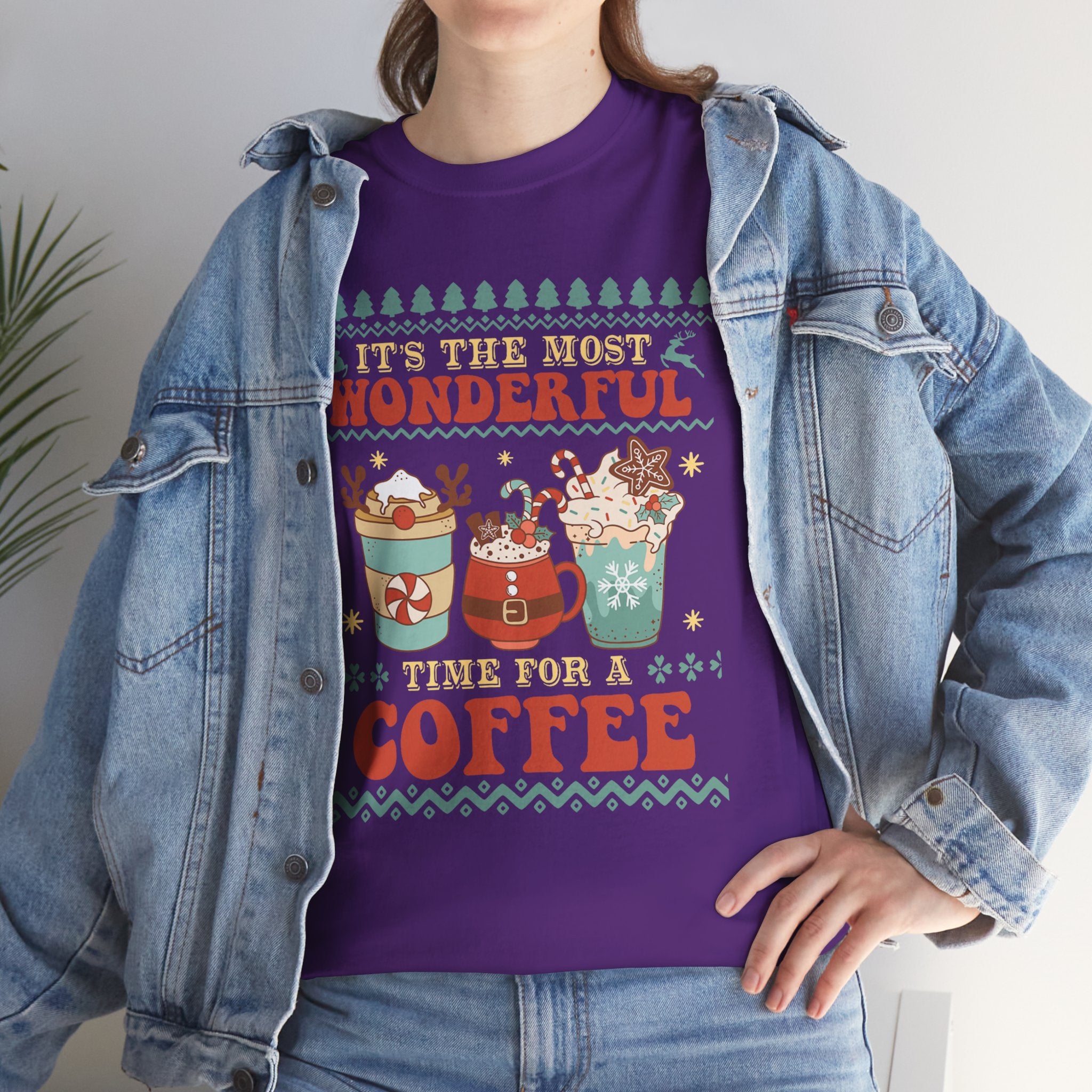 Coffee T‑Shirt — "It's the Most Wonderful Time for a Coffee" Holiday Tee