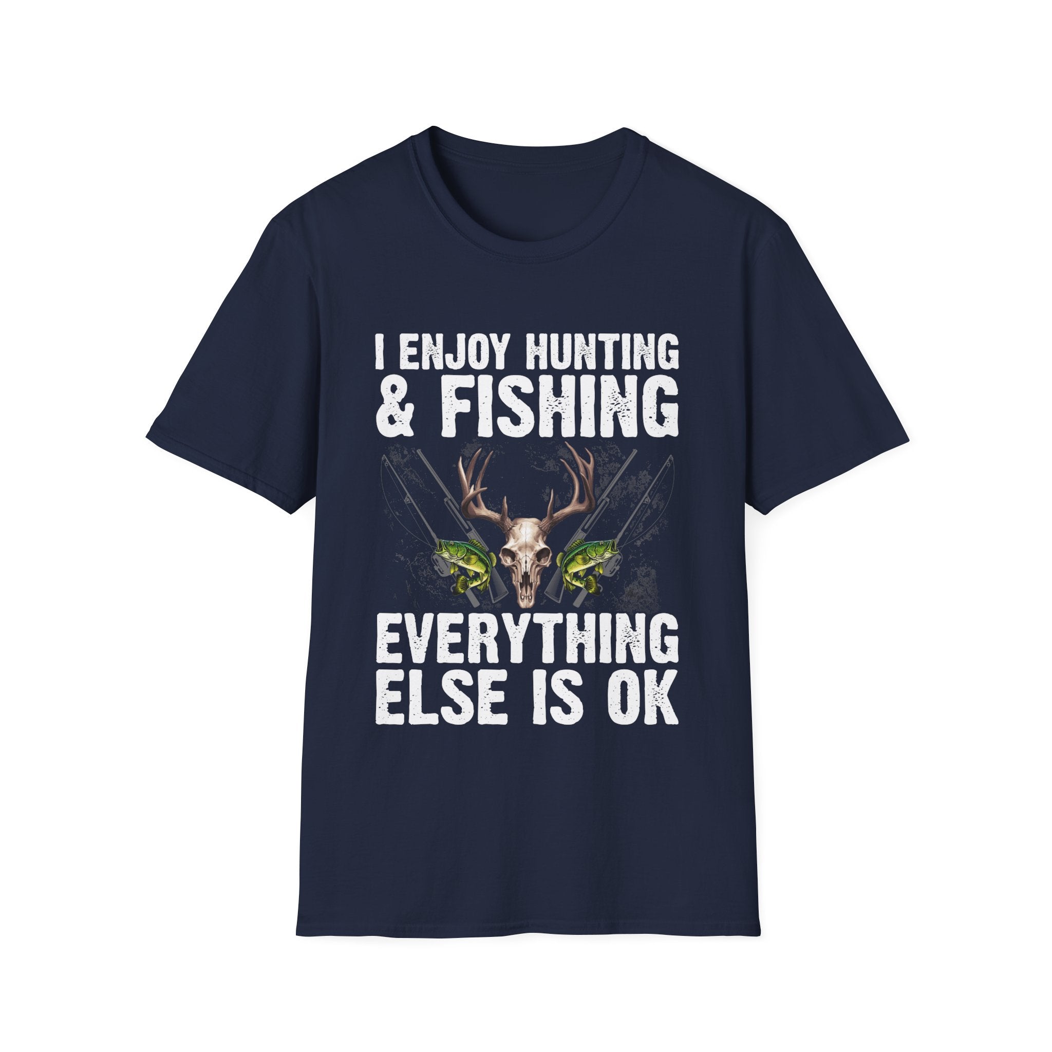 Hunting & Fishing Graphic T-Shirt - Perfect for Outdoor Enthusiasts