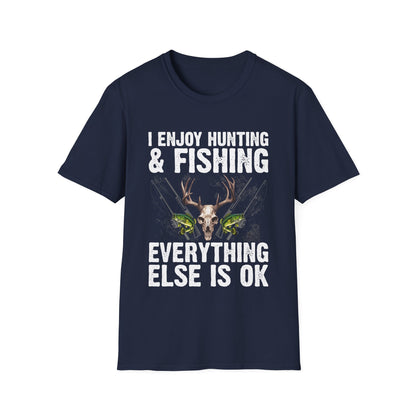 Hunting & Fishing Graphic T-Shirt - Perfect for Outdoor Enthusiasts