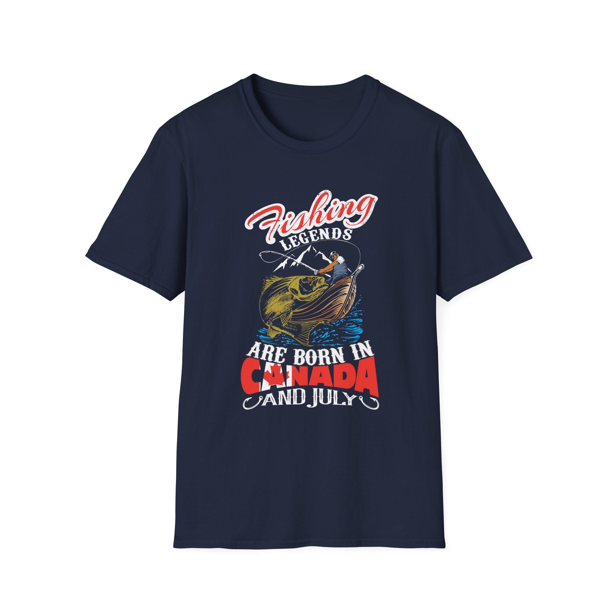 Fishing Legends Born in Canada Unisex T-Shirt