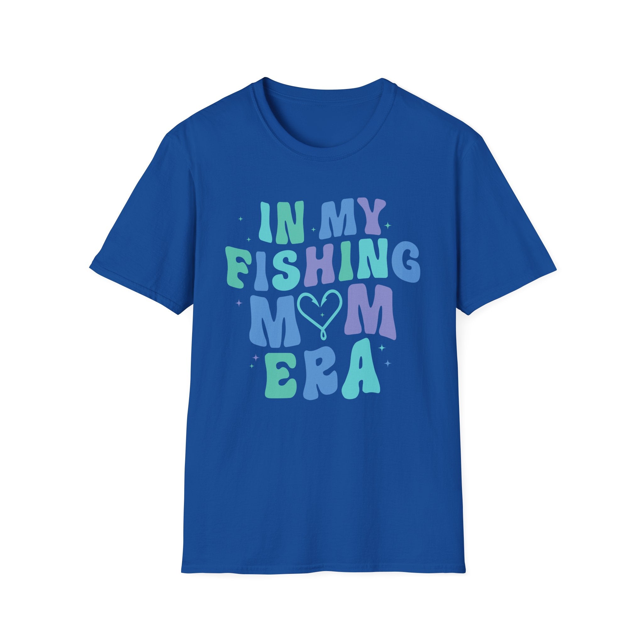 In My Fishing Mom Era Unisex Softstyle T-Shirt - Perfect for Fishing Enthusiasts