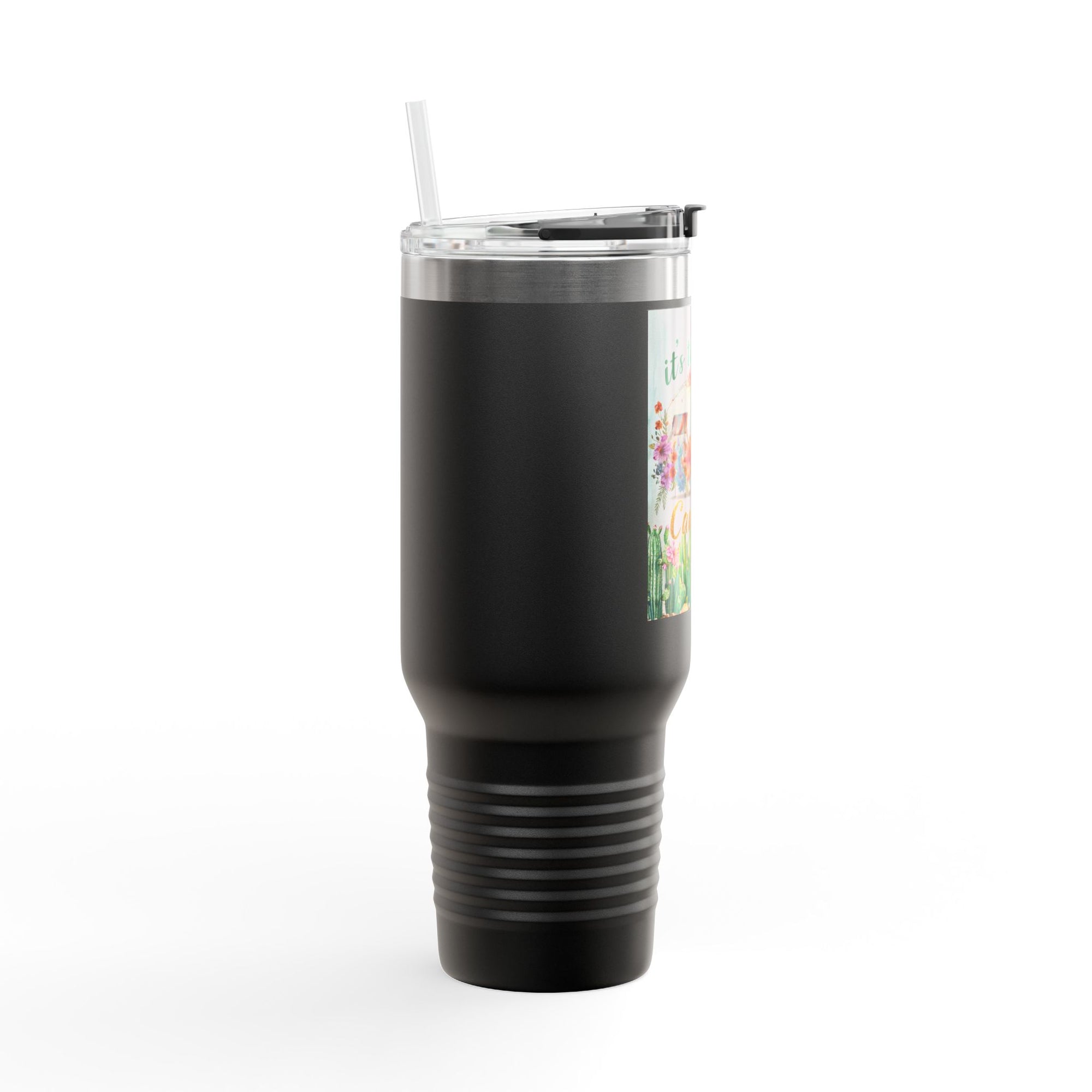 Camping Insulated Travel Mug - 40oz, Perfect for Outdoor Adventures, Hiking, Road Trips, Gifts for Campers, Summer Fun