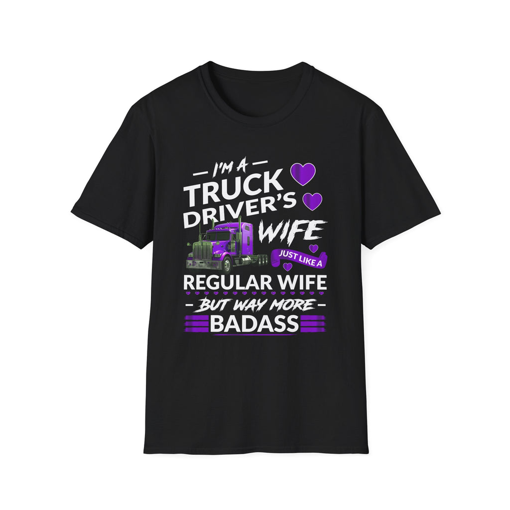 Truck Driver's Wife Tee, Gifts for Truckers, Mother's Day, Birthday, Casual Wear, Express Love